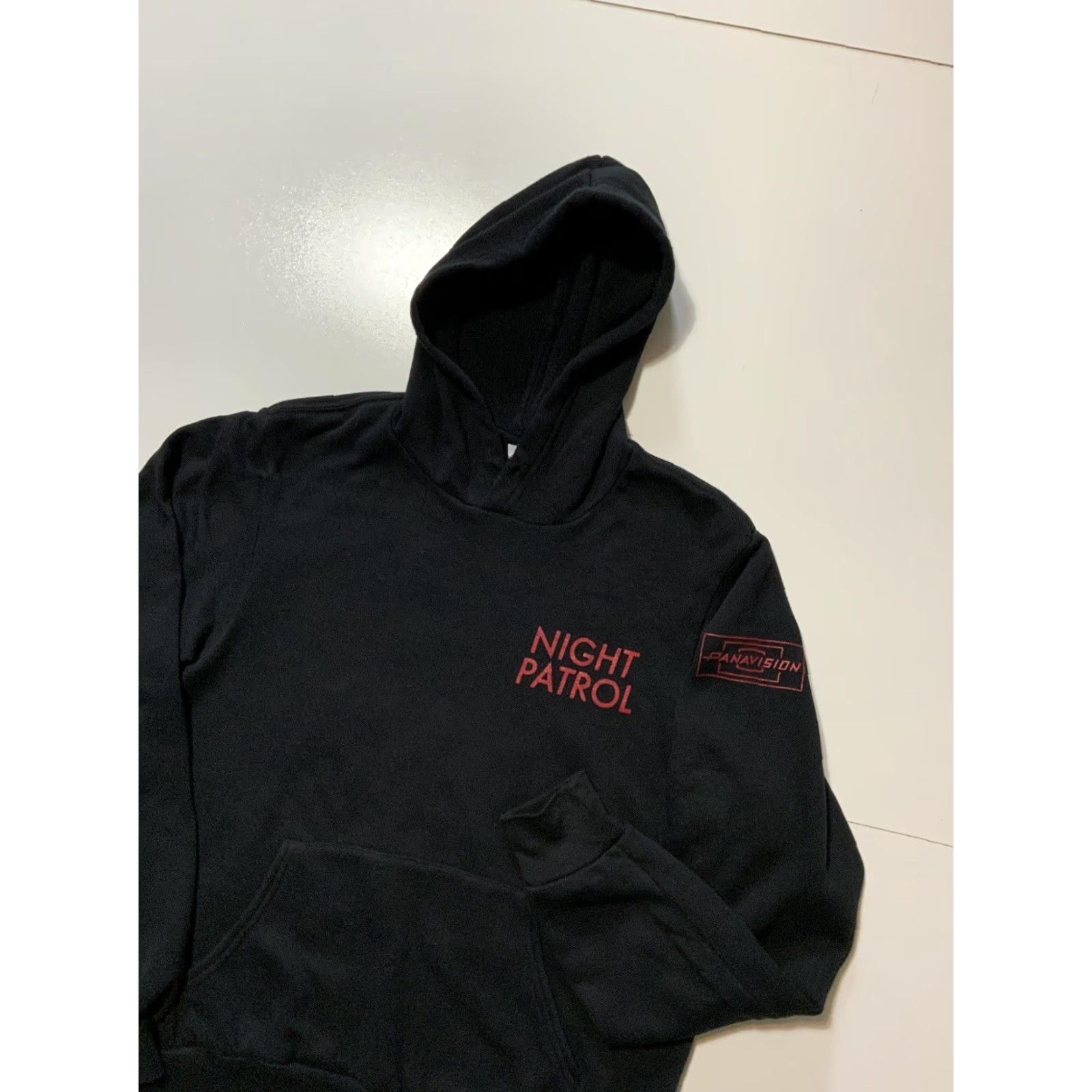 Vintage VINTAGE Panavision Night Patrol ACAV Skull Iron Cross Horror Film Movie Crew Hoodie Sz.S Black Pullover Mens Skull Graphic 90s Size US S / EU 44-46 / 1 - 3 Thumbnail