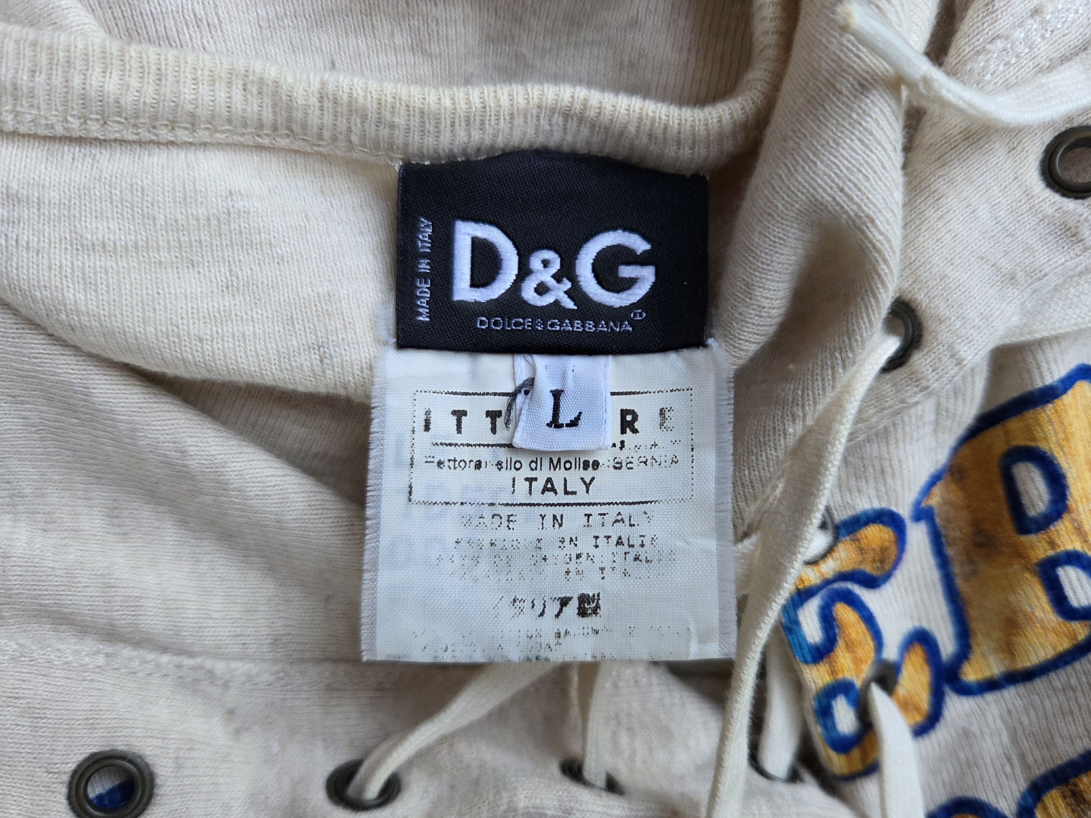 Dolce & Gabbana Dolce & Gabbana "Super Nature" Bella Hadid D&G Lace-Up Top Size L / US 10 / IT 46 - 4 Thumbnail