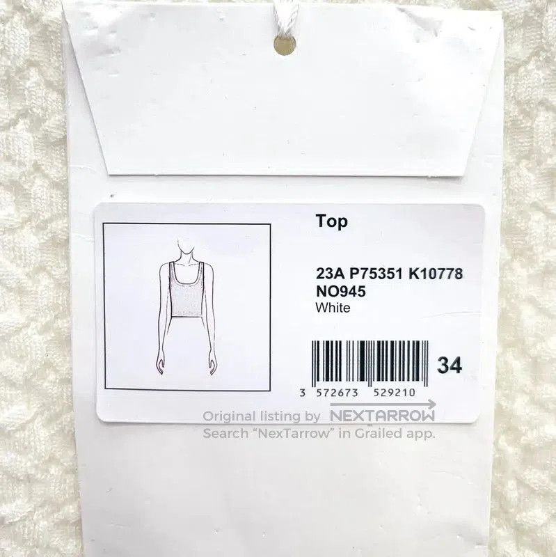 Chanel Chanel White Cashmere Women's T-Shirt . Size S / US 4 / IT 40 - 6 Thumbnail