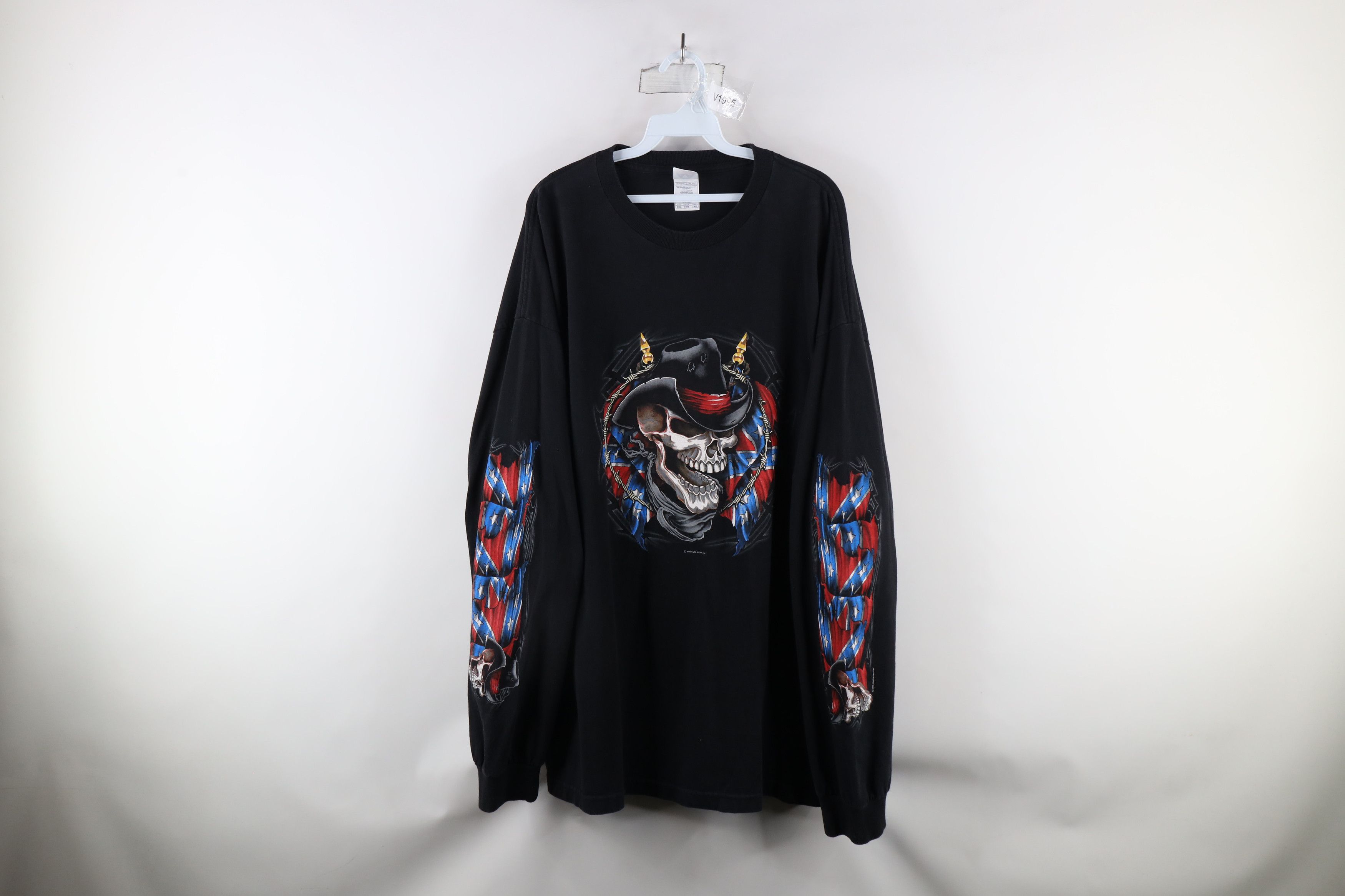 Vintage Vintage Y2K Streetwear Barbed Wire Long Sleeve T-Shirt Size US XXL / EU 58 / 5 - 1 Thumbnail