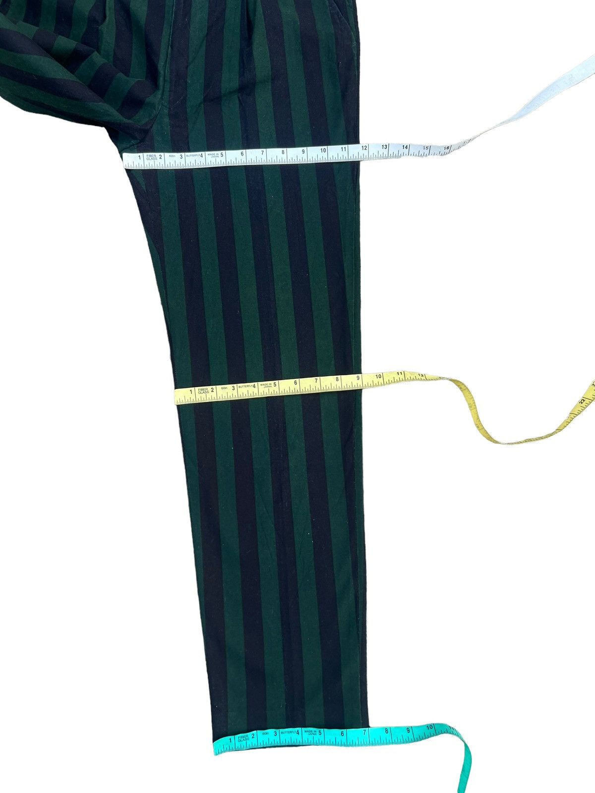 Michiko Koshino Vintage 90s Michiko Koshino Japan Border Stripe Trouser Pant Size US 30 / EU 46 - 4 Thumbnail