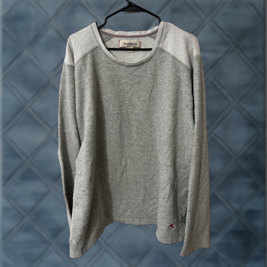 Tommy Bahama Tommy Bahama Sweatshirt Mens XXL Gray Island Sleepwear Fleece Lounge Pullover Size US XXL / EU 58 / 5 - 1 Thumbnail
