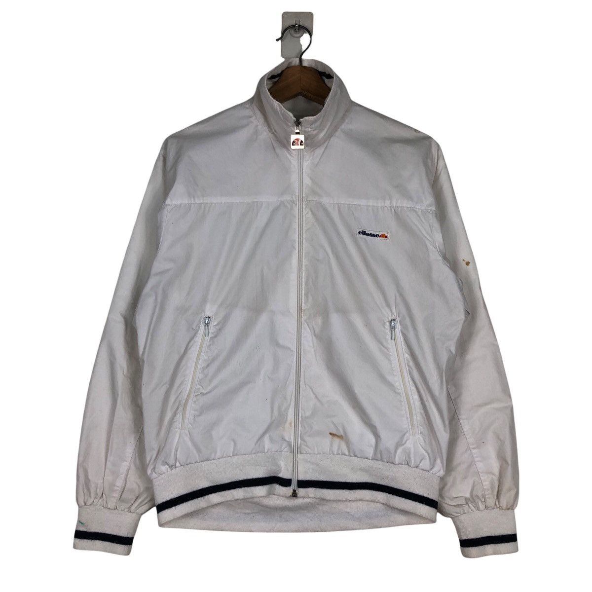 Japanese Brand 📌Vintage Bomber Jacket Ellesse Wind Up Tennis Big Logo Size US M / EU 48-50 / 2 - 2 Thumbnail