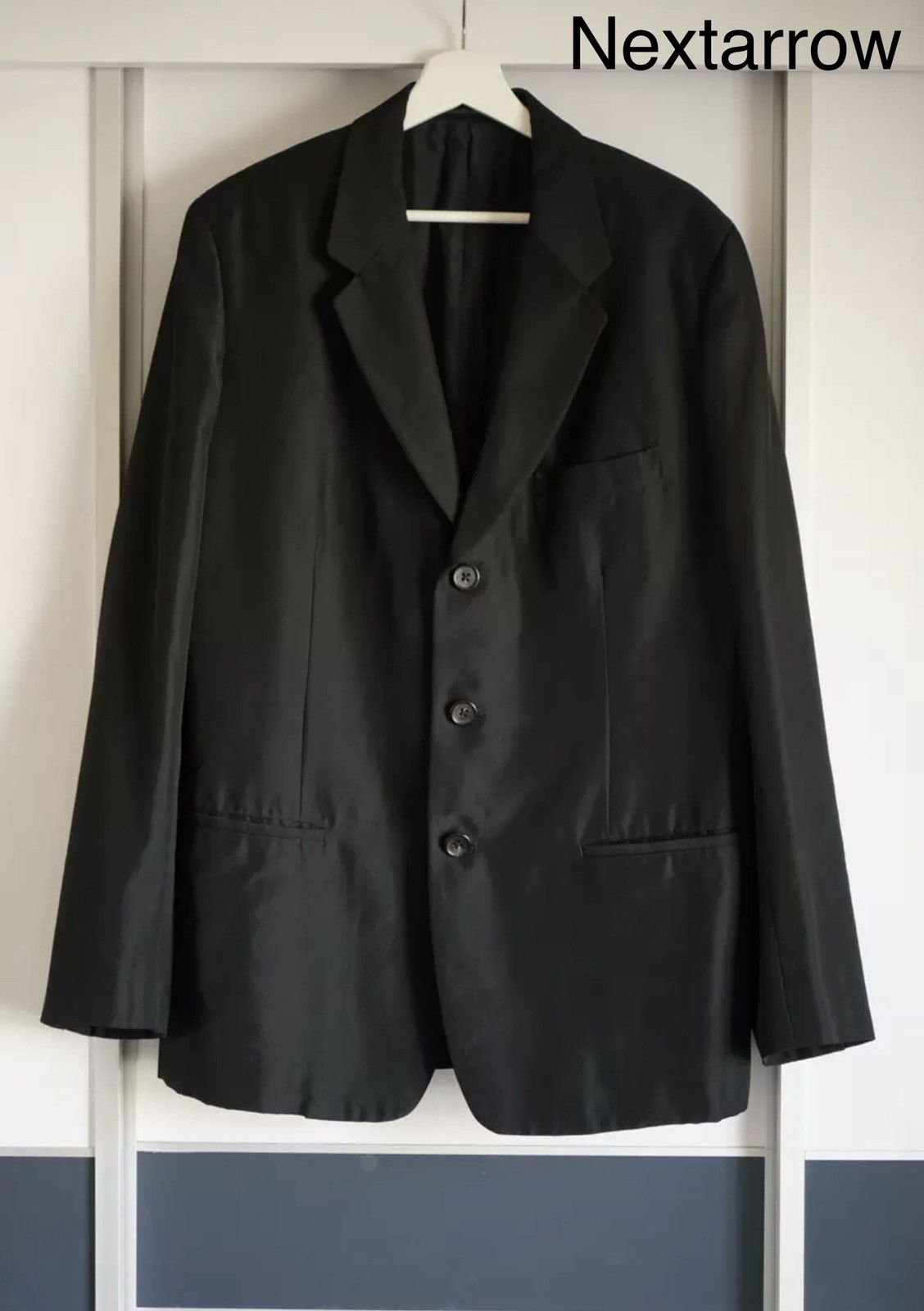 Yohji Yamamoto Yohji Yamamoto '97 Wax Man Reflective Suit 2412-Nextarrow Size 40S - 1 Thumbnail