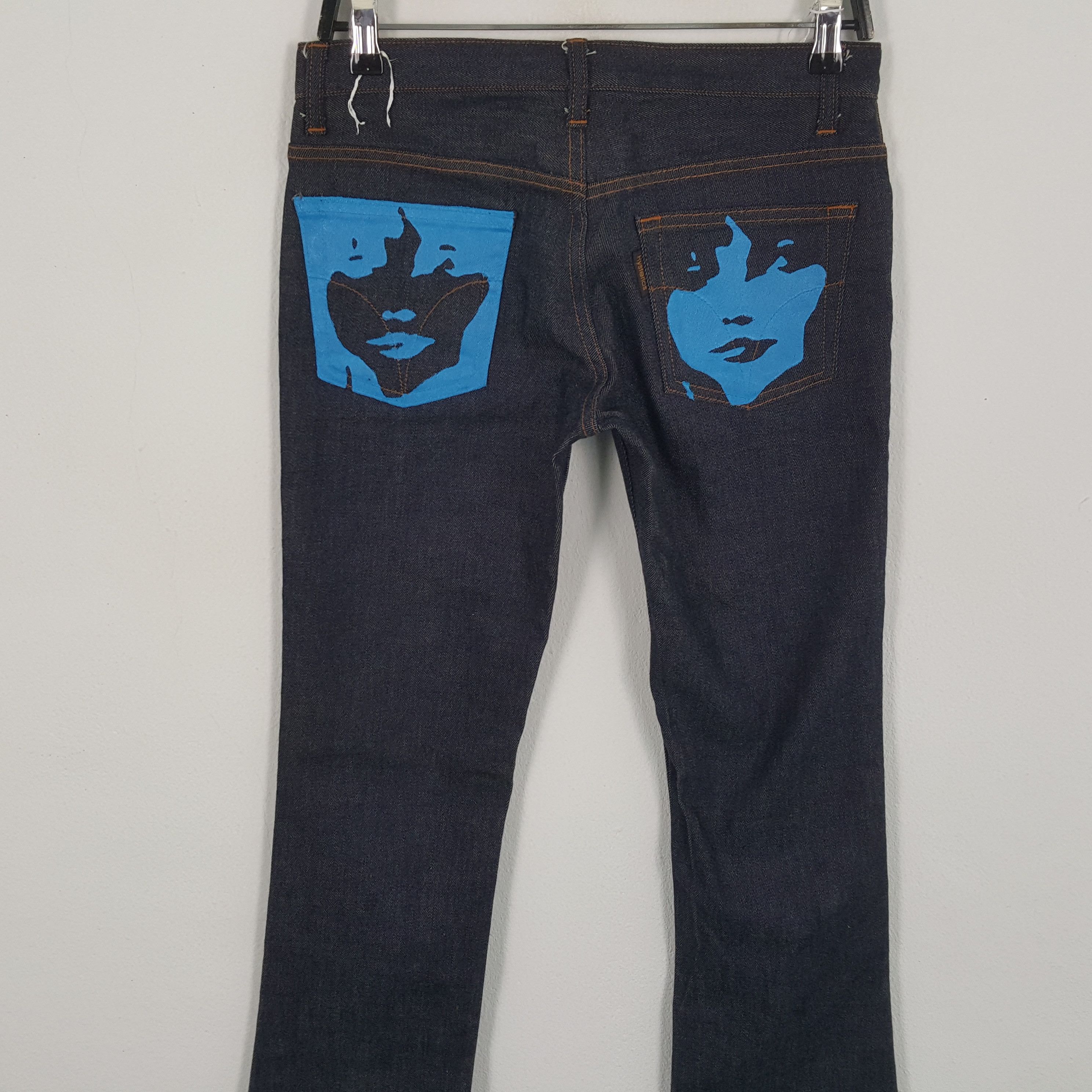 Hysteric Glamour × Japanese Brand × Vintage HYSTERIC GLAMOUR Japanese Brand Custom Art Jeans Size 30" / US 8 / IT 44 - 2 Thumbnail