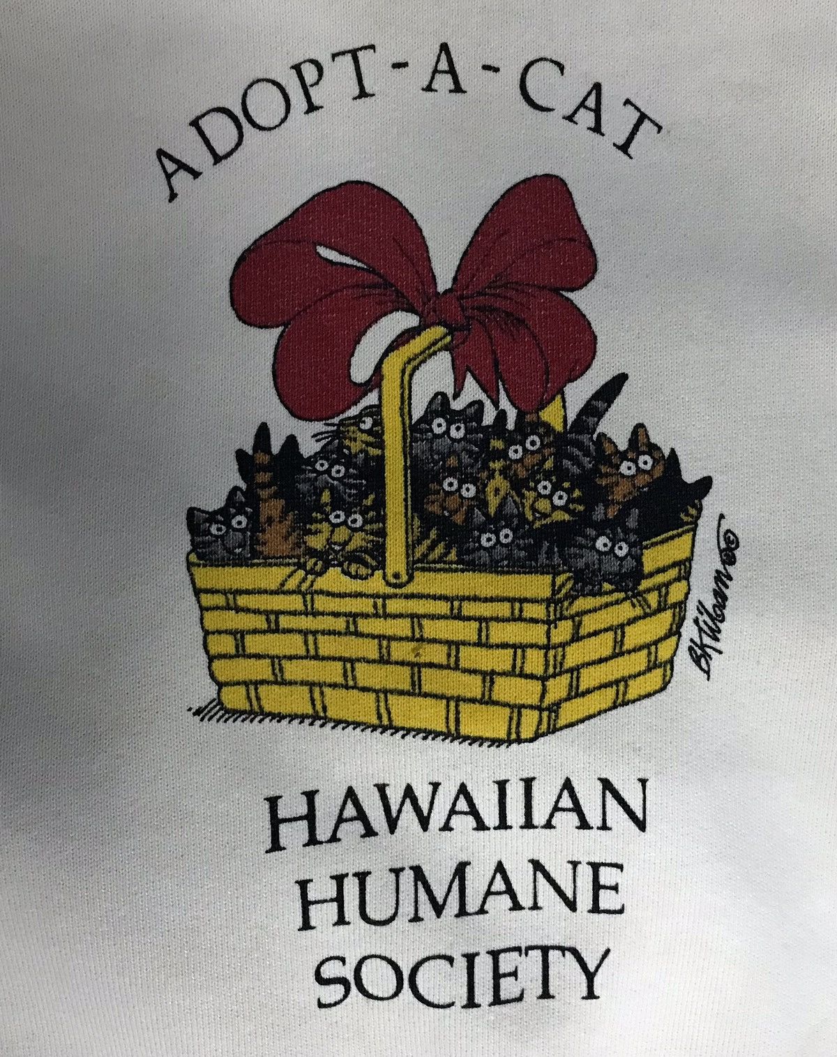 Vintage Vintage Crazy Shirts Hawaii B.Kliban Adopt-A-Cat Sweatshirt Size US S / EU 44-46 / 1 - 4 Thumbnail
