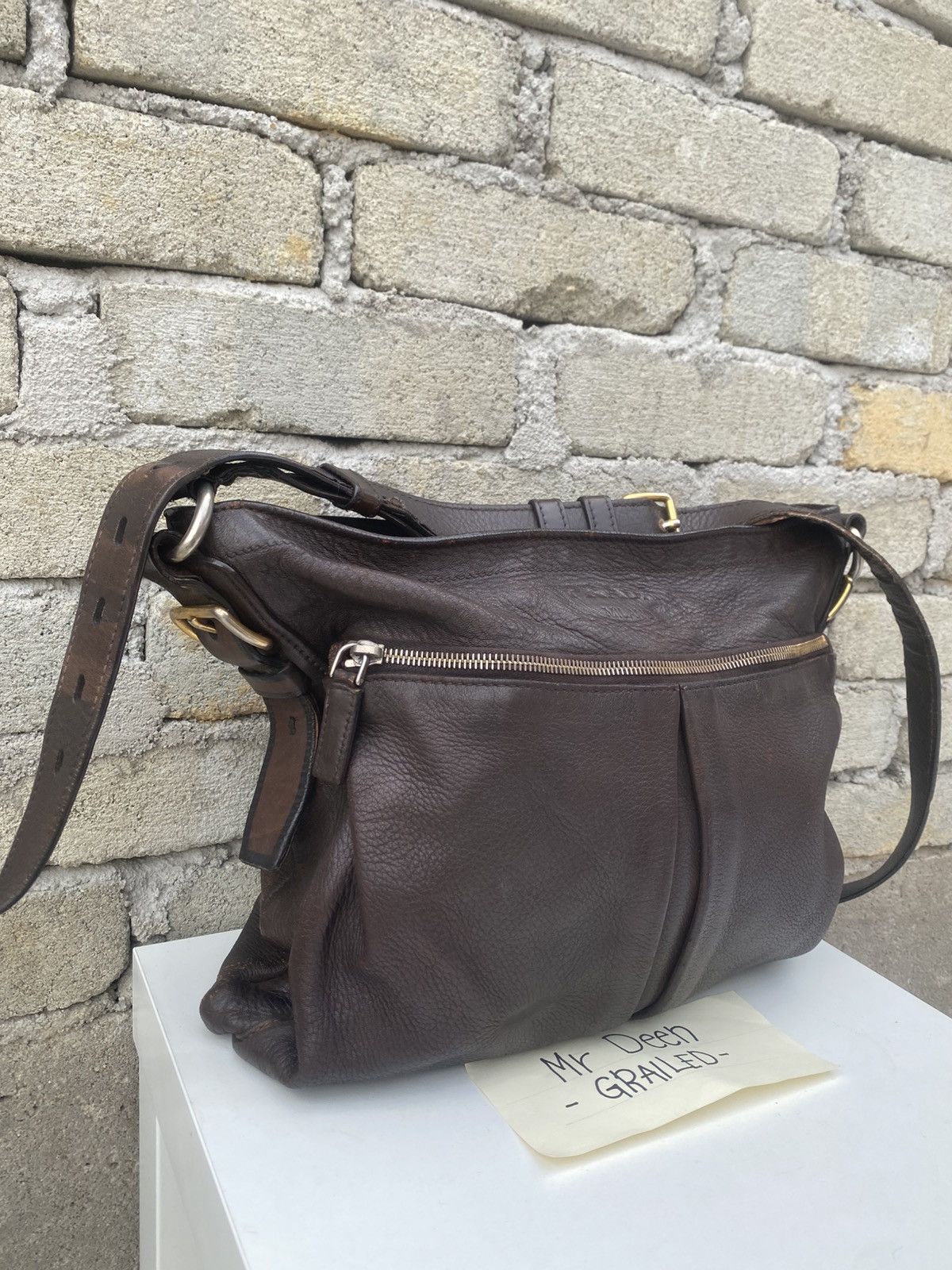 Prada Rare PRADA Leather Cross Body Bag Size ONE SIZE - 2 Thumbnail