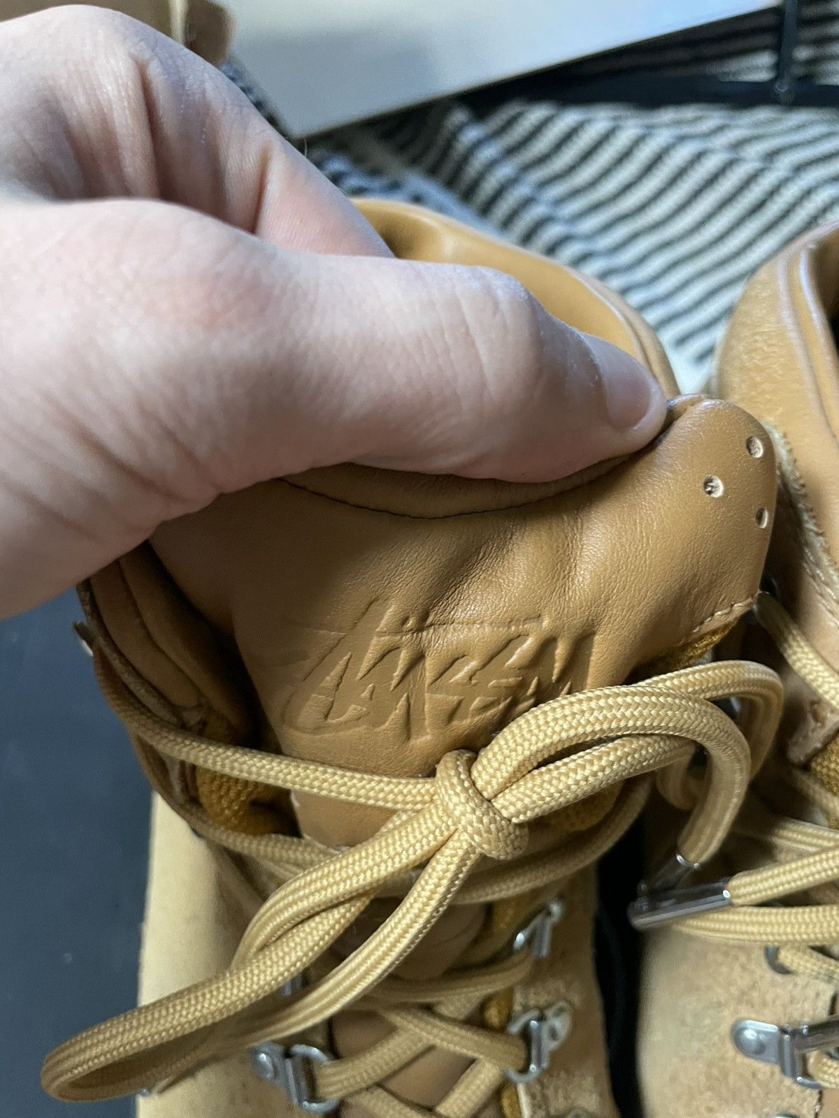Stussy × Timberland Stussy world hiker boots Size US 11.5 / EU 44-45 - 4 Thumbnail