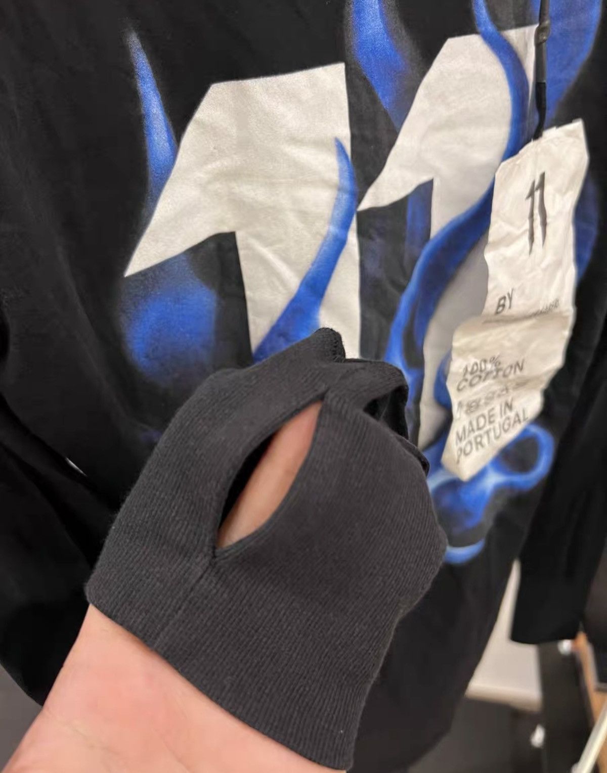 11 By Boris Bidjan Saberi 11ByBBS Basic Print Long-Sleeve T-Shirt Size US M / EU 48-50 / 2 - 4 Thumbnail