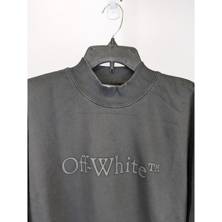 Off-White o1rshd1 Bookish Laund Boxy Crewneck in Black Size US M / EU 48-50 / 2 - 6 Thumbnail