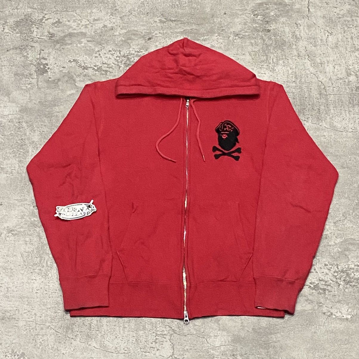 Bape Pirate Logo Zip Hoodie OG