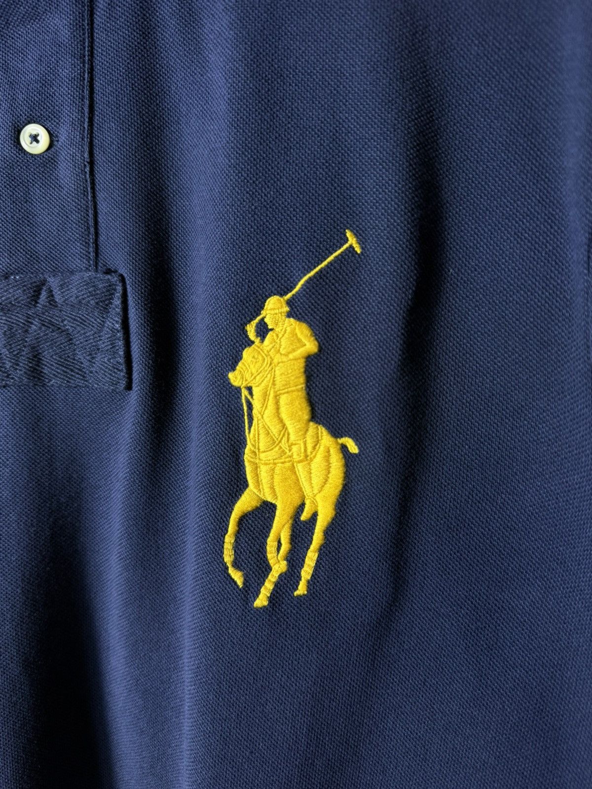 Polo Ralph Lauren Vintage Polo Ralph Lauren Big Pony 3 Polo Shirt Rugby Preppy Size US XL / EU 56 / 4 - 4 Thumbnail