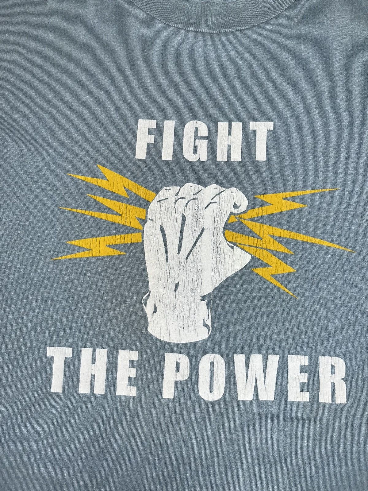 Rap Tees Vintage 90’s Fight The Power T-Shirt Hanes Size US L / EU 52-54 / 3 - 3 Thumbnail