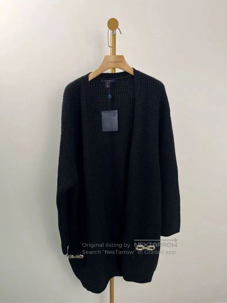 Louis Vuitton LV Black Long Sleeve Knit Cardigan M. Size US M / EU 48-50 / 2 - 1 Thumbnail