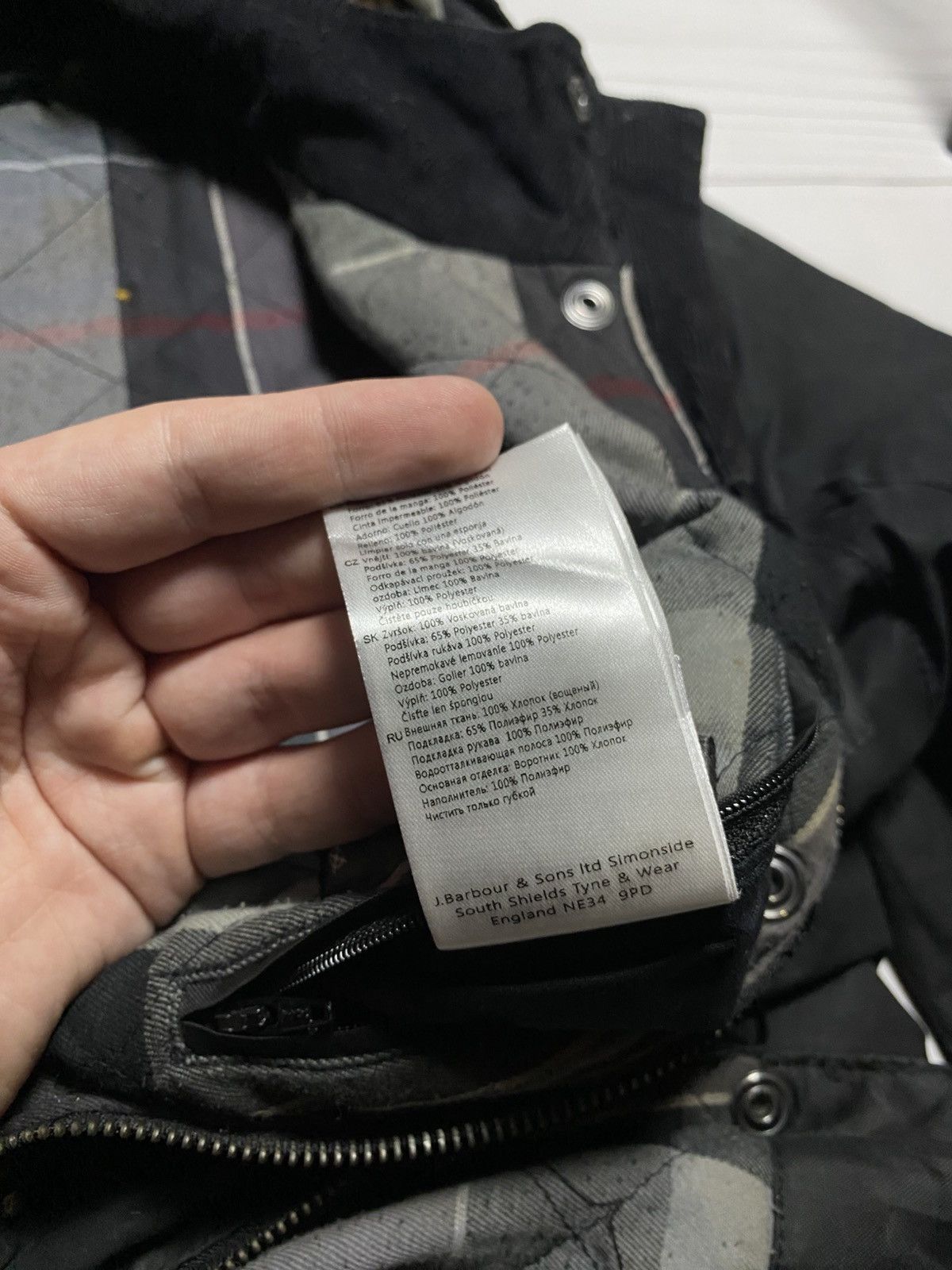 Barbour Vintage Barbour Cassley Waxed Jacket LWX1080BK71 Size XL / US 12-14 / IT 48-50 - 8 Thumbnail