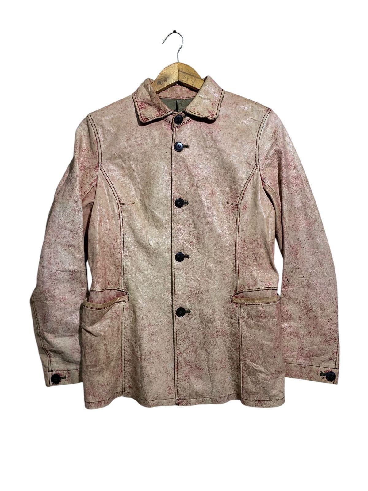 Japanese Brand 🔥INBREED JAPAN COWHIDE LEATHER JACKETS Size US M / EU 48-50 / 2 - 1 Thumbnail