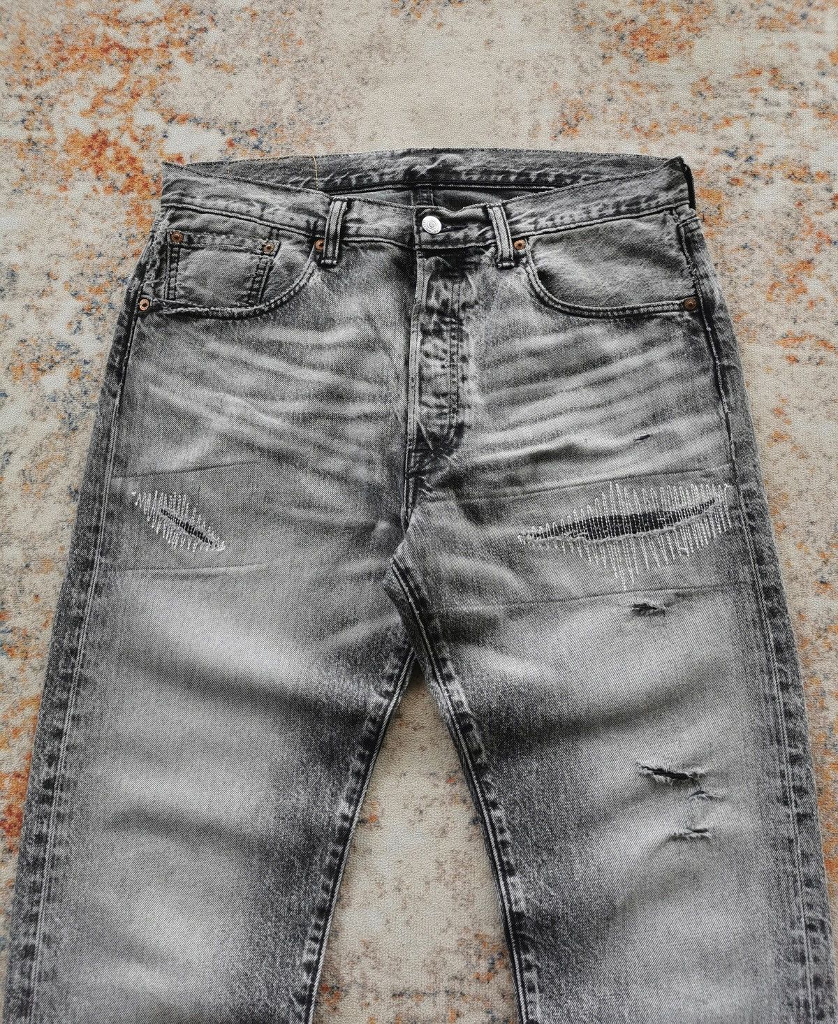 Levi's Levis 501 Denim Jeans Size US 35 - 1 Thumbnail