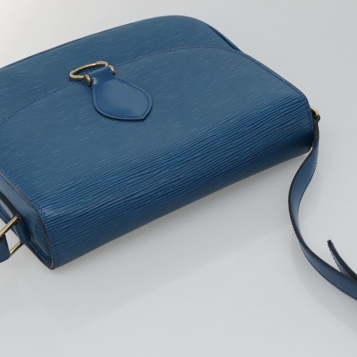 Louis Vuitton LOUIS VUITTON Epi Saint Cloud GM Shoulder Bag Toledo Blue Size ONE SIZE - 6 Thumbnail