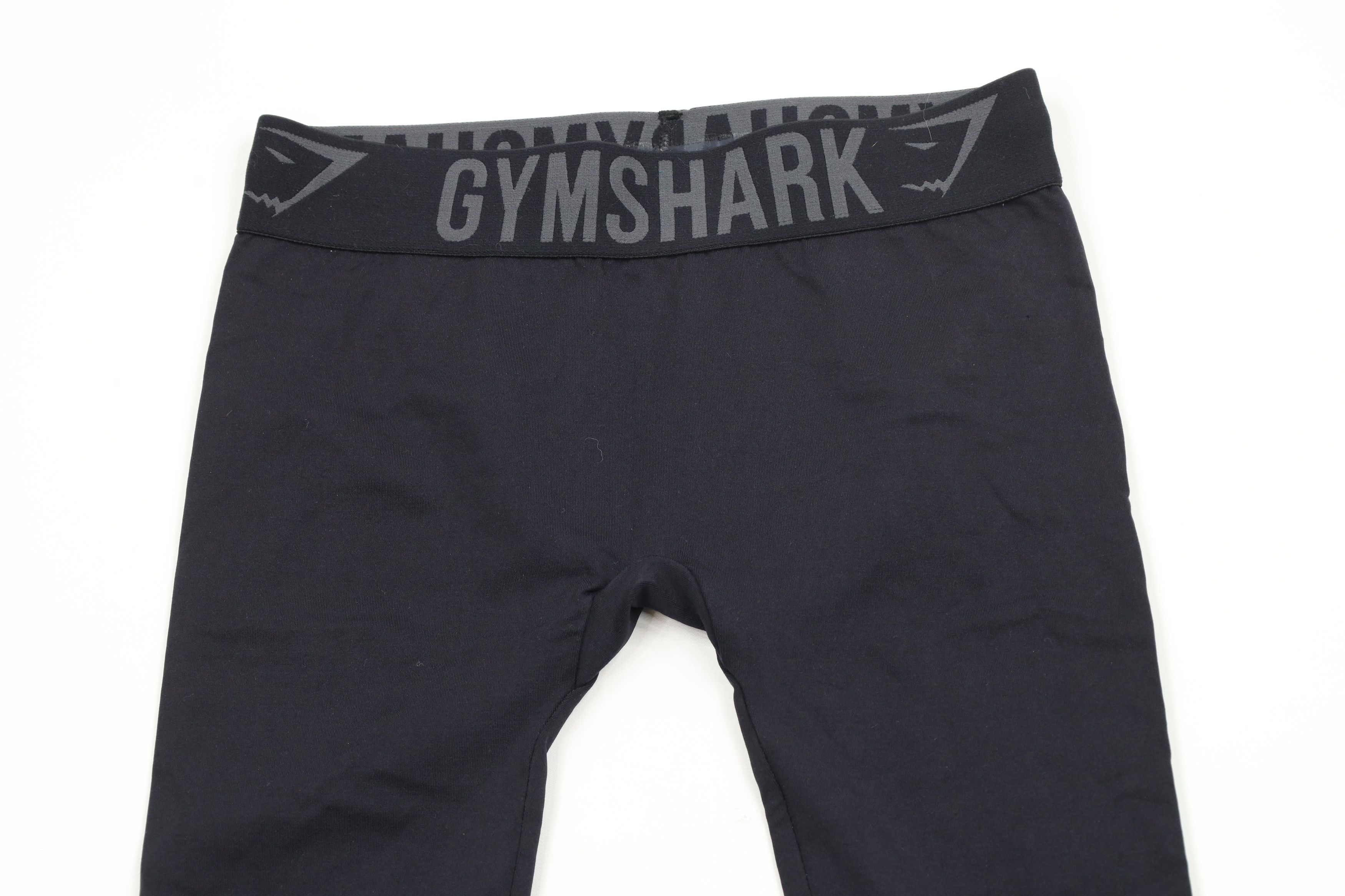 Gymshark × Vintage Gymshark Rise Gym Running Jogging Yoga Leggings Pants Black Size 26" / US 2 / IT 38 - 2 Thumbnail
