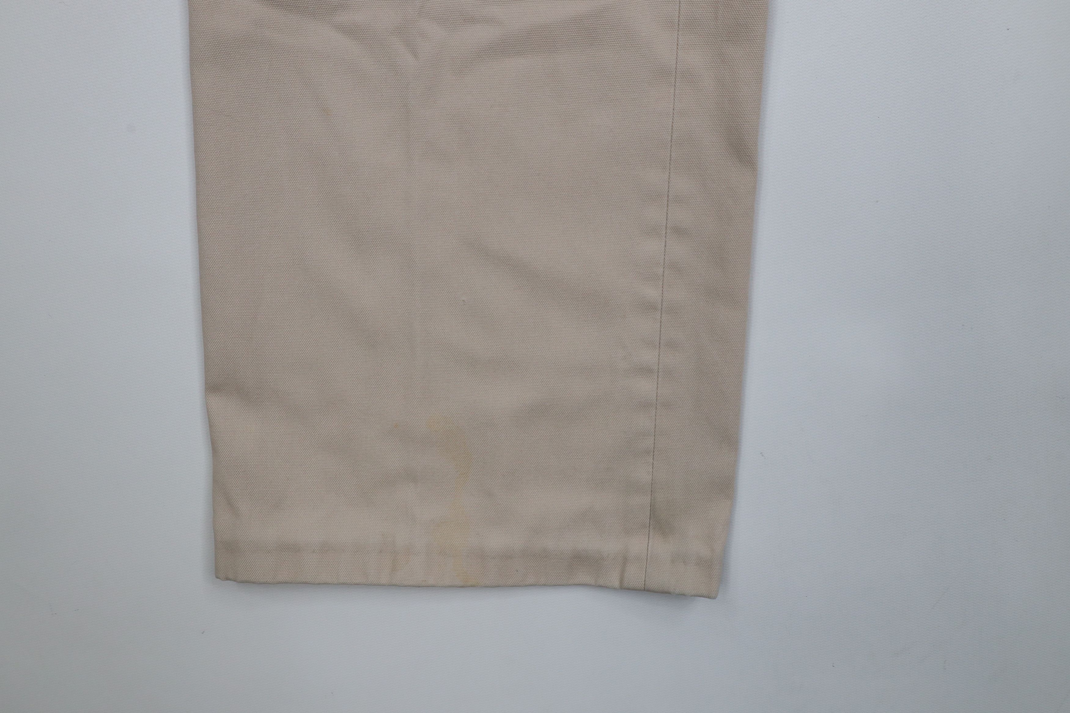 Vintage × Wrangler Vintage 70s Wrangler Flared Wide Leg Chino Pants Beige USA Size US 34 / EU 50 - 6 Thumbnail