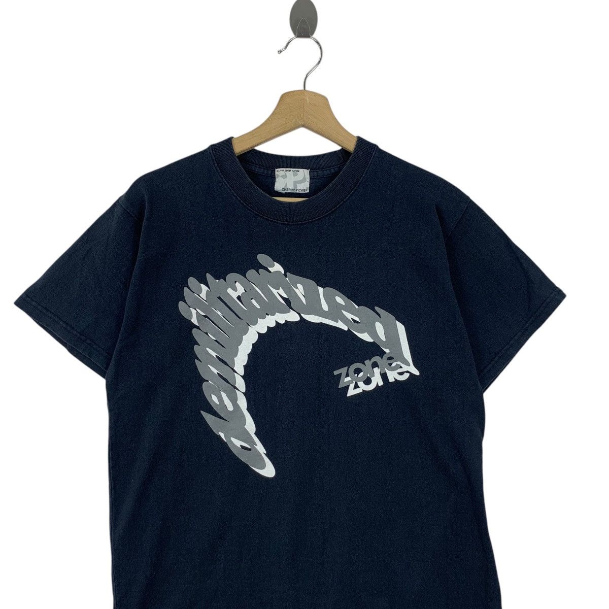 Vintage CHERRY PICKER GRAFFITI Demilitarised Zone Tee Shirt Top Size US M / EU 48-50 / 2 - 2 Thumbnail
