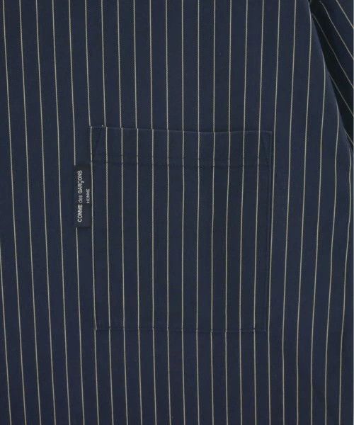 Comme des Garcons Homme T-Shirts Stripes Short Sleeve Crewneck Cotton Navy x White Size US M / EU 48-50 / 2 - 5 Thumbnail
