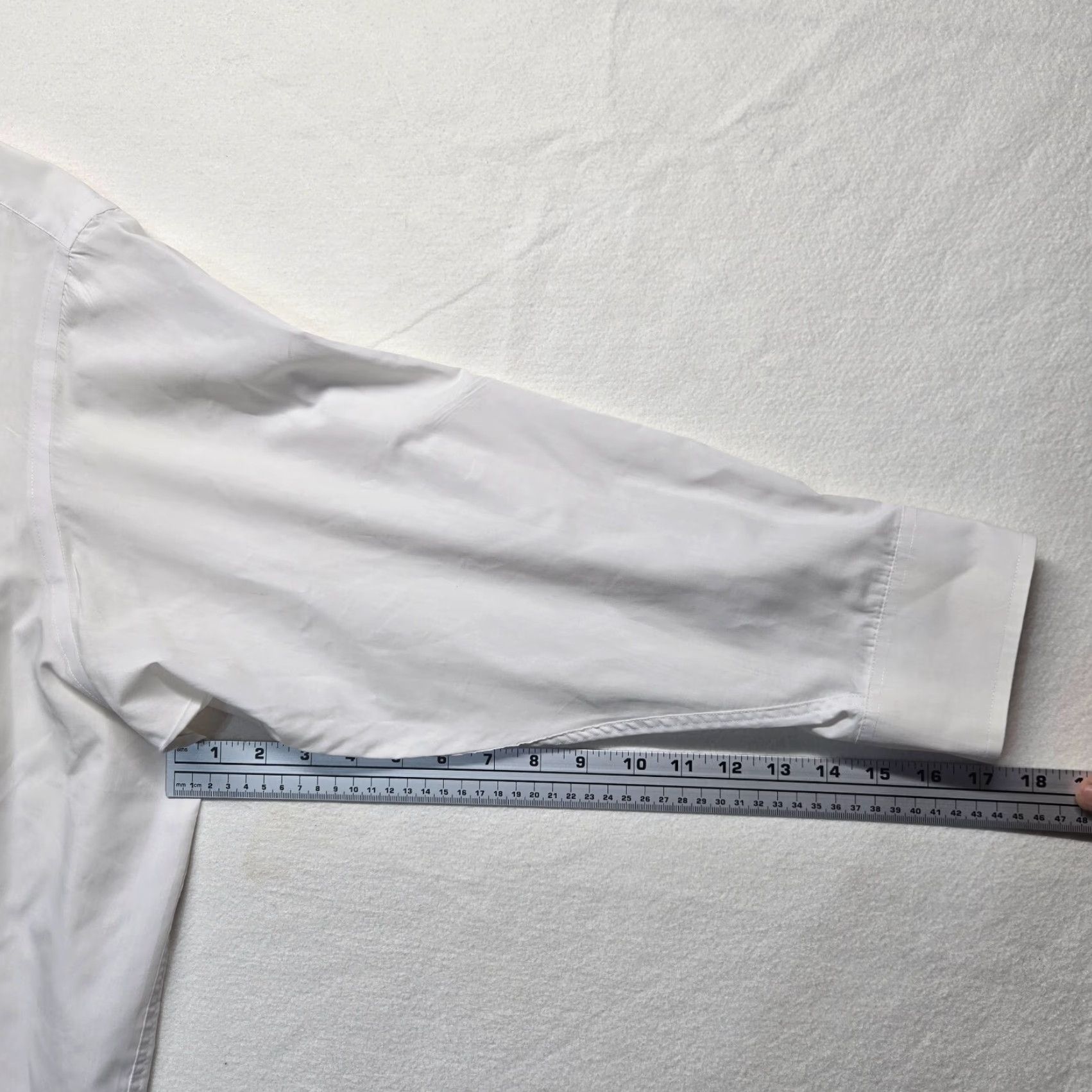 Vintage Christopher Hart Shirt Dress Shirt Men 20 White Long Sleeve Button-Down Oxford Solid 20 Size US XXL / EU 58 / 5 - 6 Thumbnail
