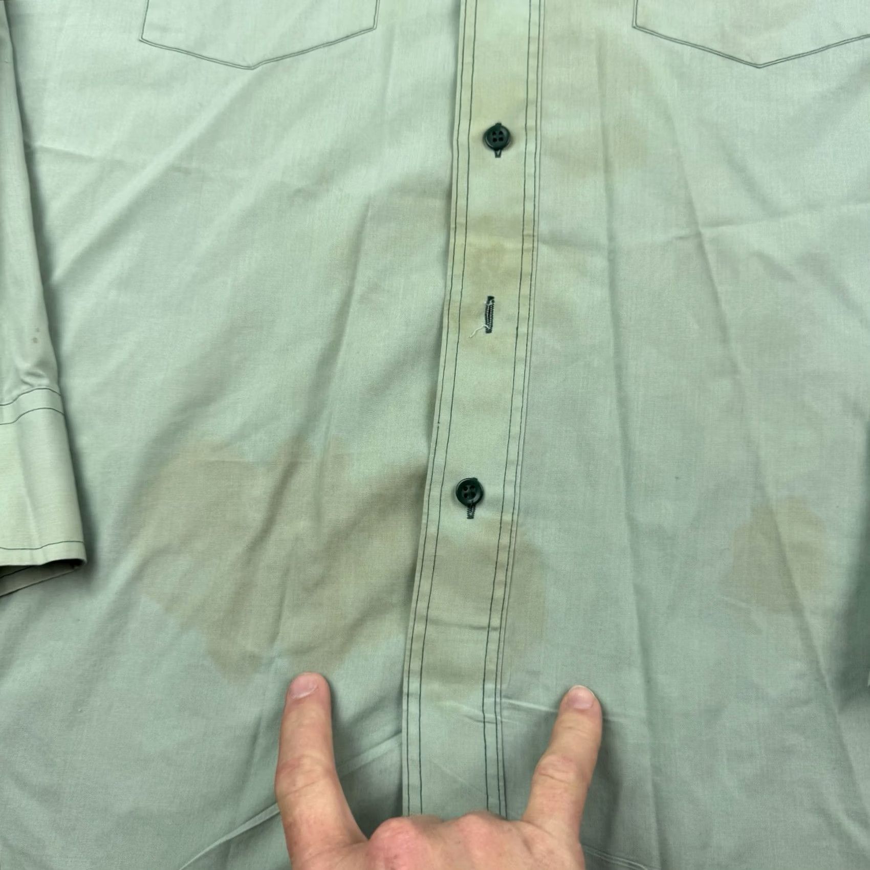 Vintage VINTAGE Bradford Western Button-Up Shirt Adult Large Green 70s Cowboy Mens Size US L / EU 52-54 / 3 - 2 Thumbnail