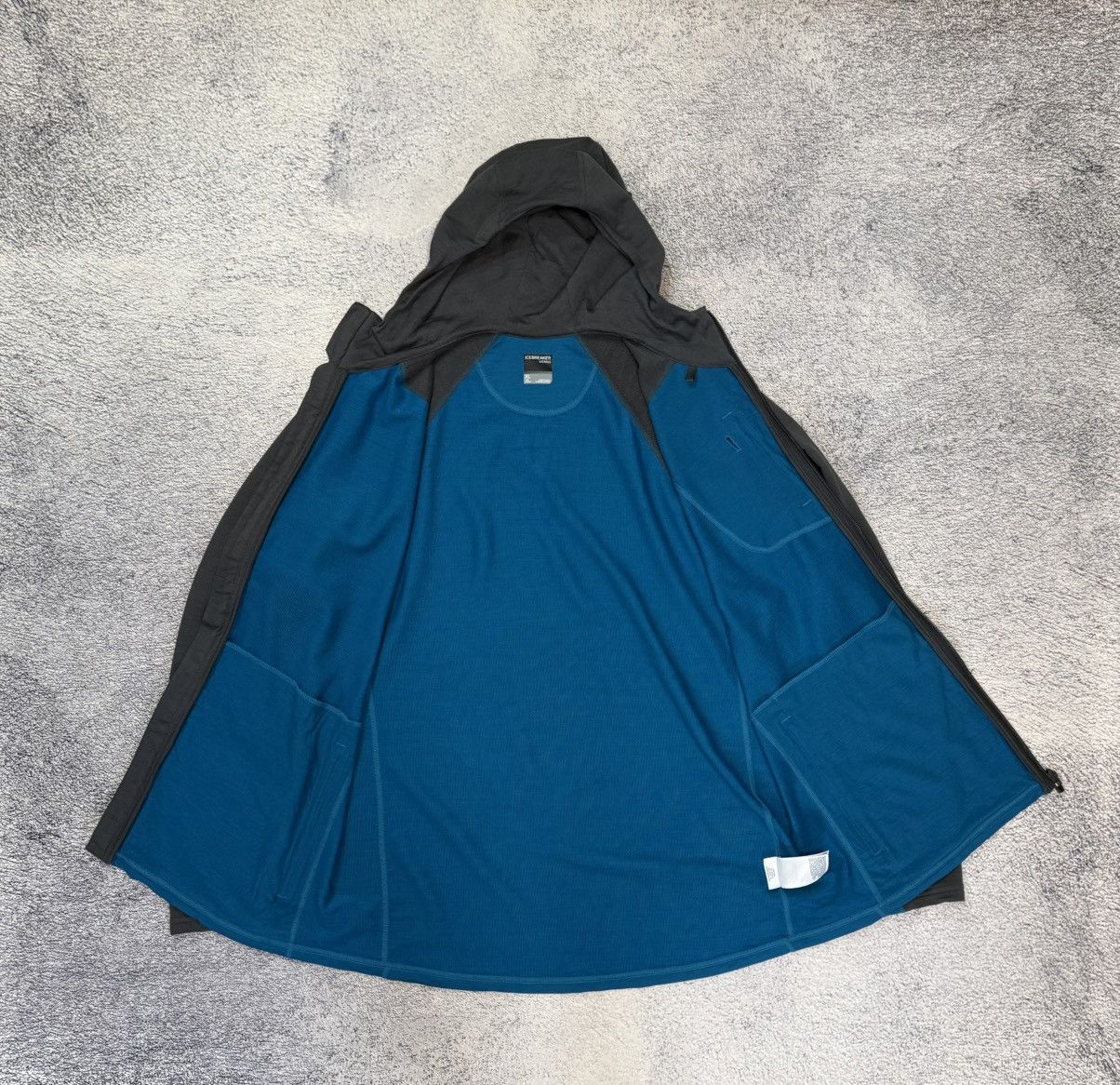 Icebreaker Icebreaker Quantum LS Merino Wool Zip Hoodie Jacket XL Size US XL / EU 56 / 4 - 13 Thumbnail