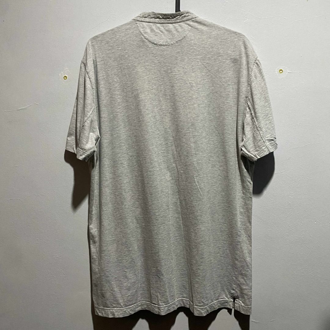 Brunello Cucinelli Brunello Cucinelli Gray Henley Shirt M Size US M / EU 48-50 / 2 - 9 Thumbnail