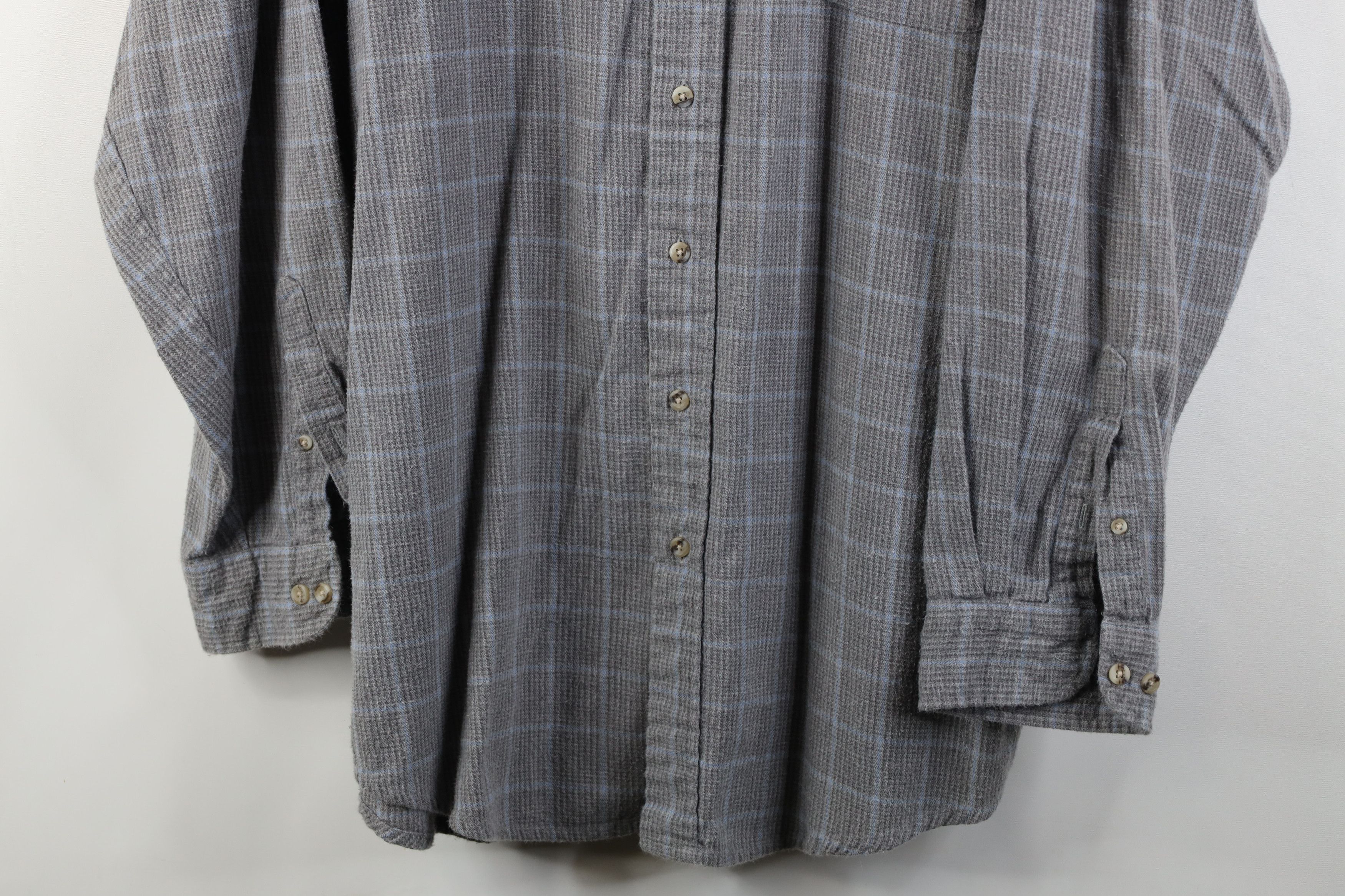 Vintage Vintage 90s Streetwear Plaid Flannel Button Down Shirt Size US XL / EU 56 / 4 - 3 Thumbnail