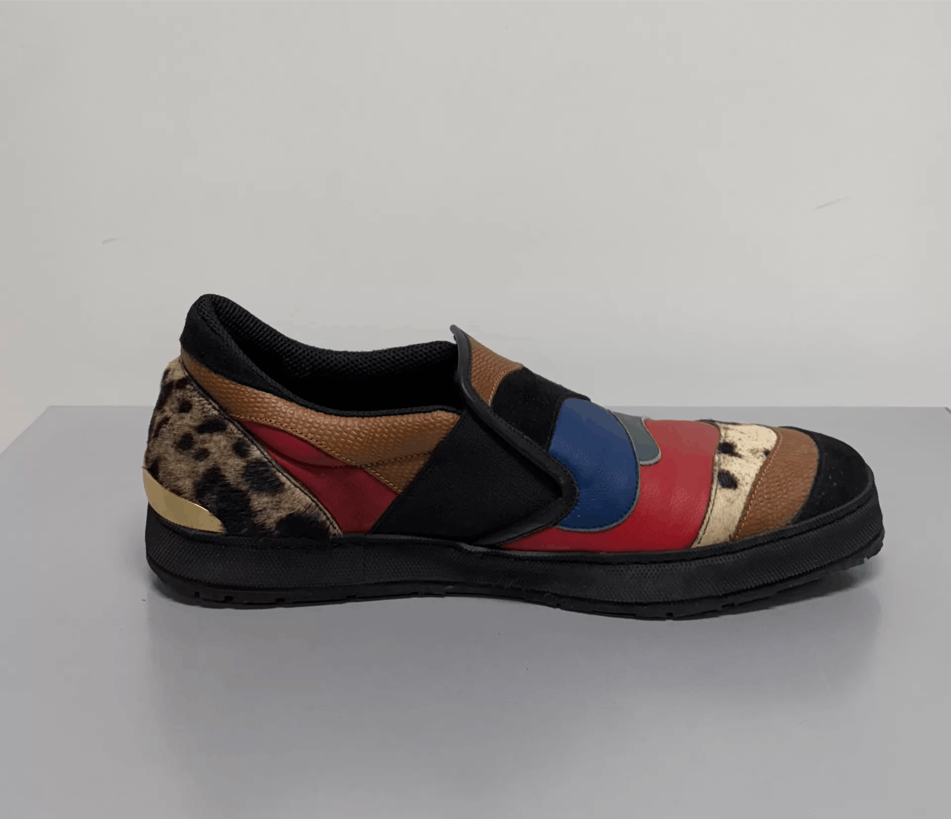 Roberto Cavalli Grounds Sneakers with Cushioned Platform Sole。Ｑ21 Size US 8 / EU 41 - 7 Thumbnail