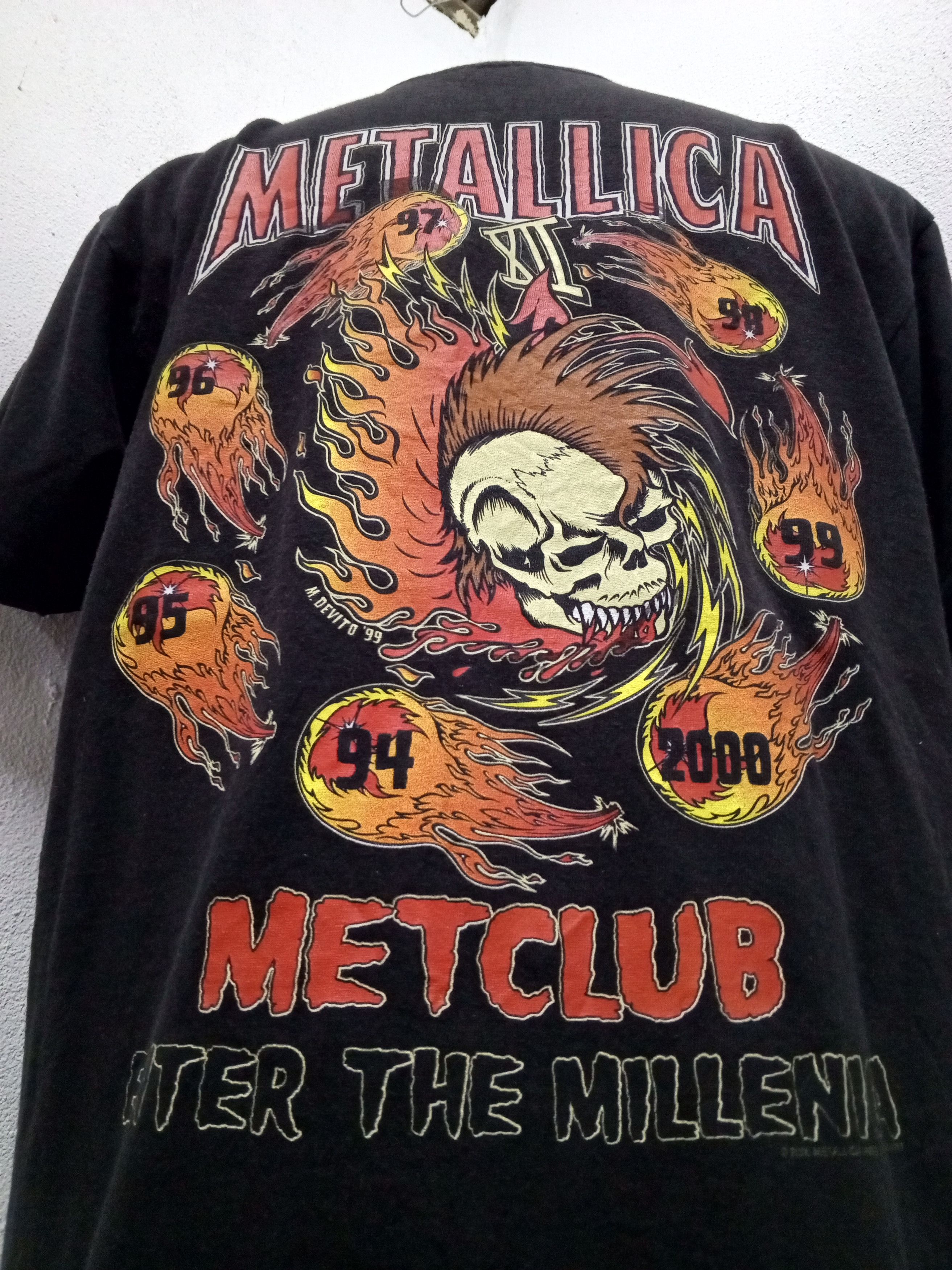 Band Tees × Metallica METALLICA CLUB VINTAGE Y2K 2000 Size US L / EU 52-54 / 3 - 1 Thumbnail