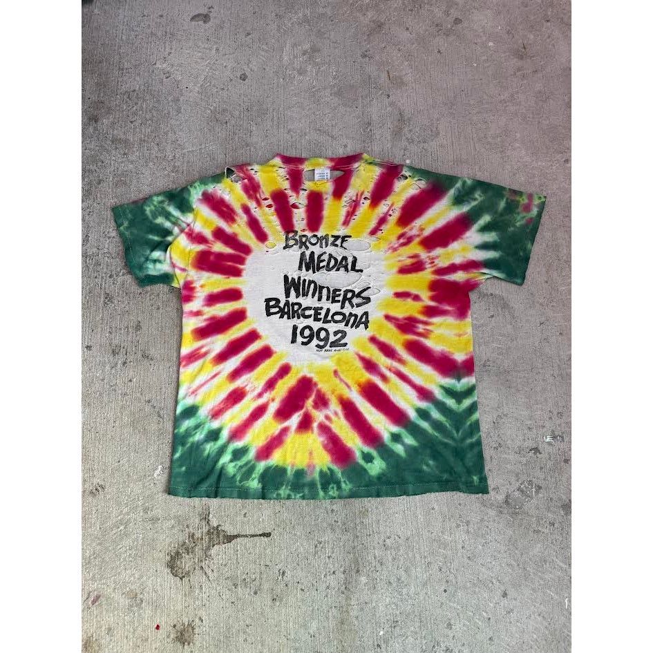 Delta Vintage Lithuania Tie-Dye Tee 1992 “Skullman” XL Distressed Size US XL / EU 56 / 4 - 5 Thumbnail