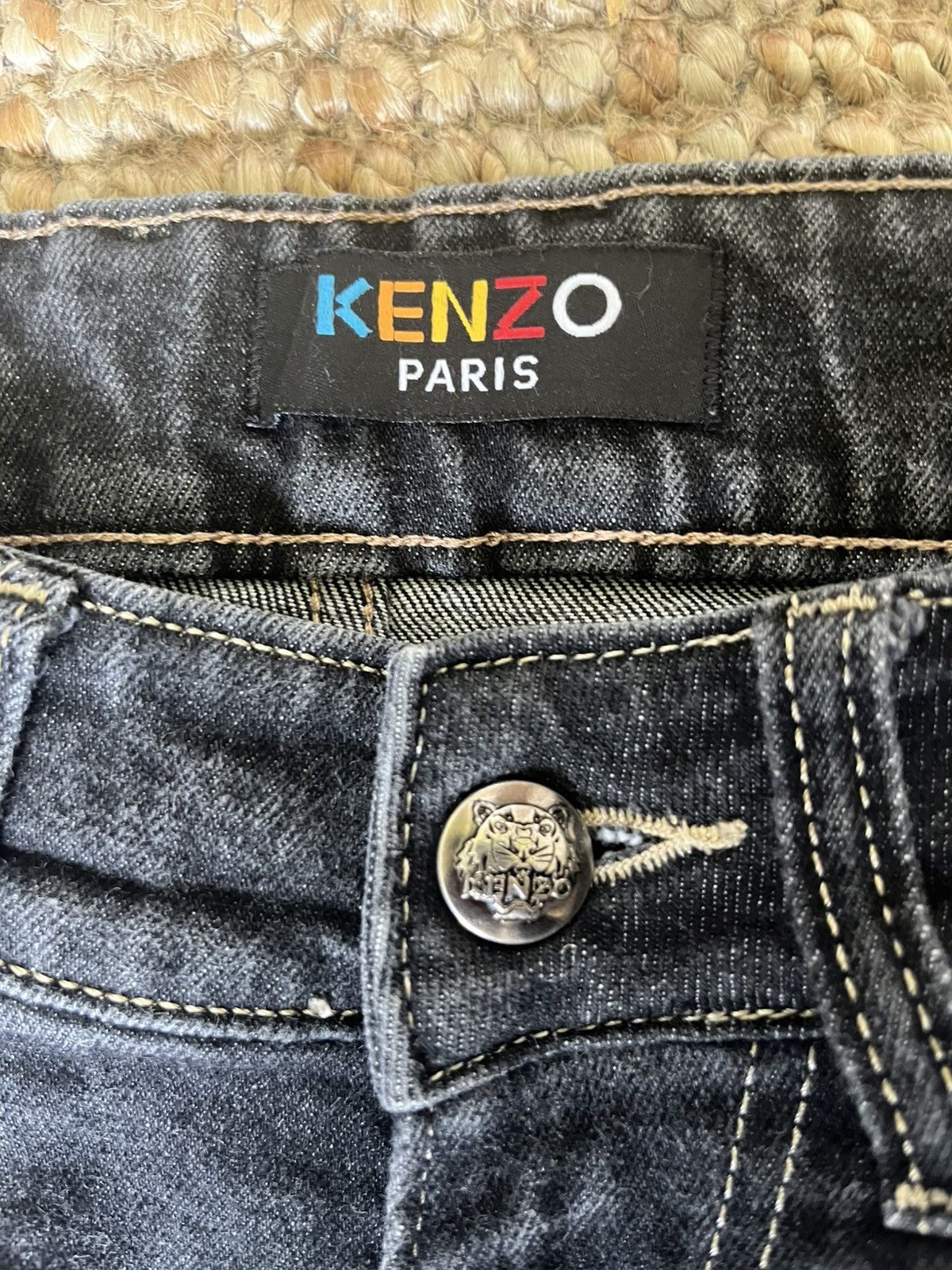 Kenzo Kenzo Black Denim with coin pocket embroidery Size US 30 / EU 46 - 5 Thumbnail