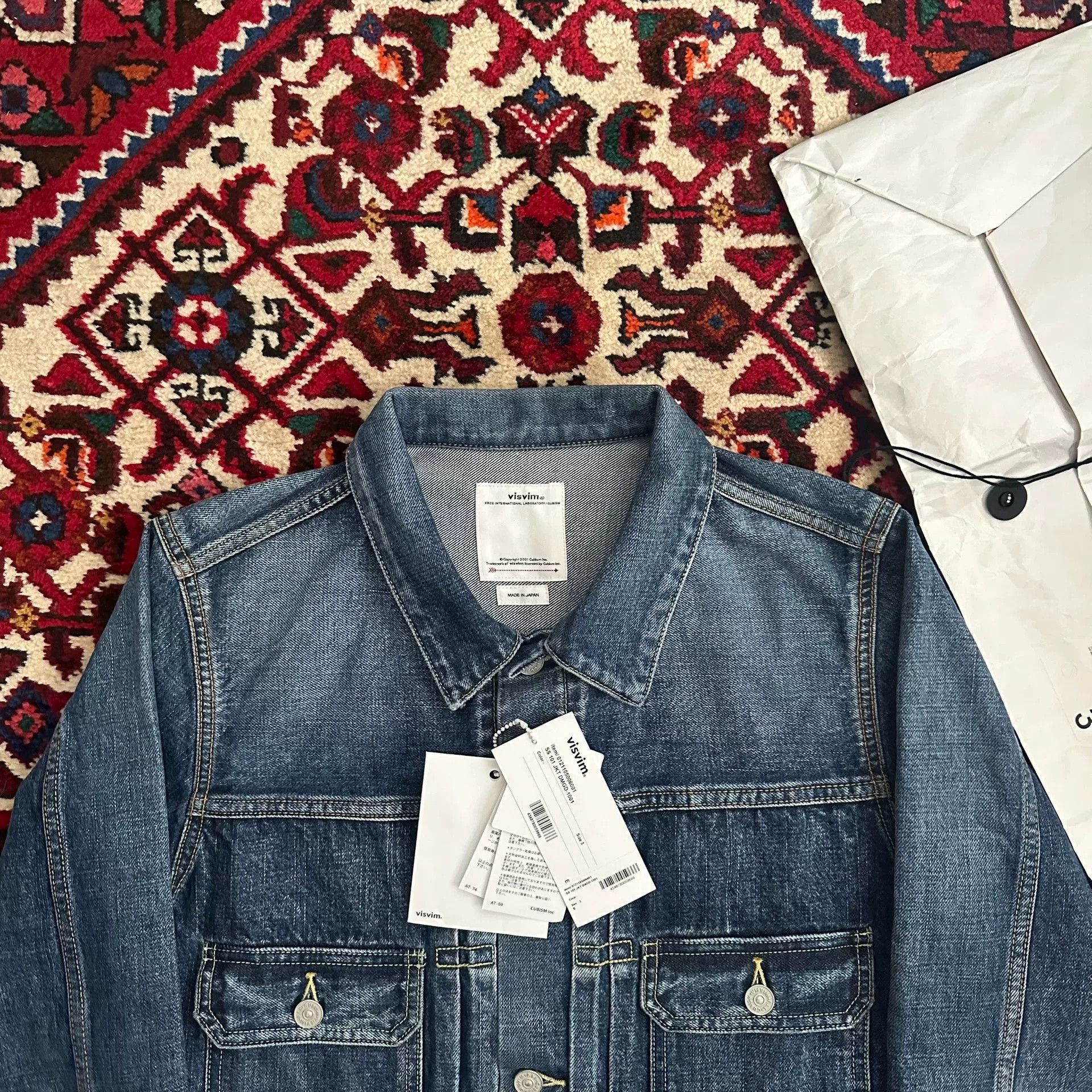 Visvim visvim 21ss 101 DMGD-1001 Denim Jacket Size US L / EU 52-54 / 3 - 4 Thumbnail