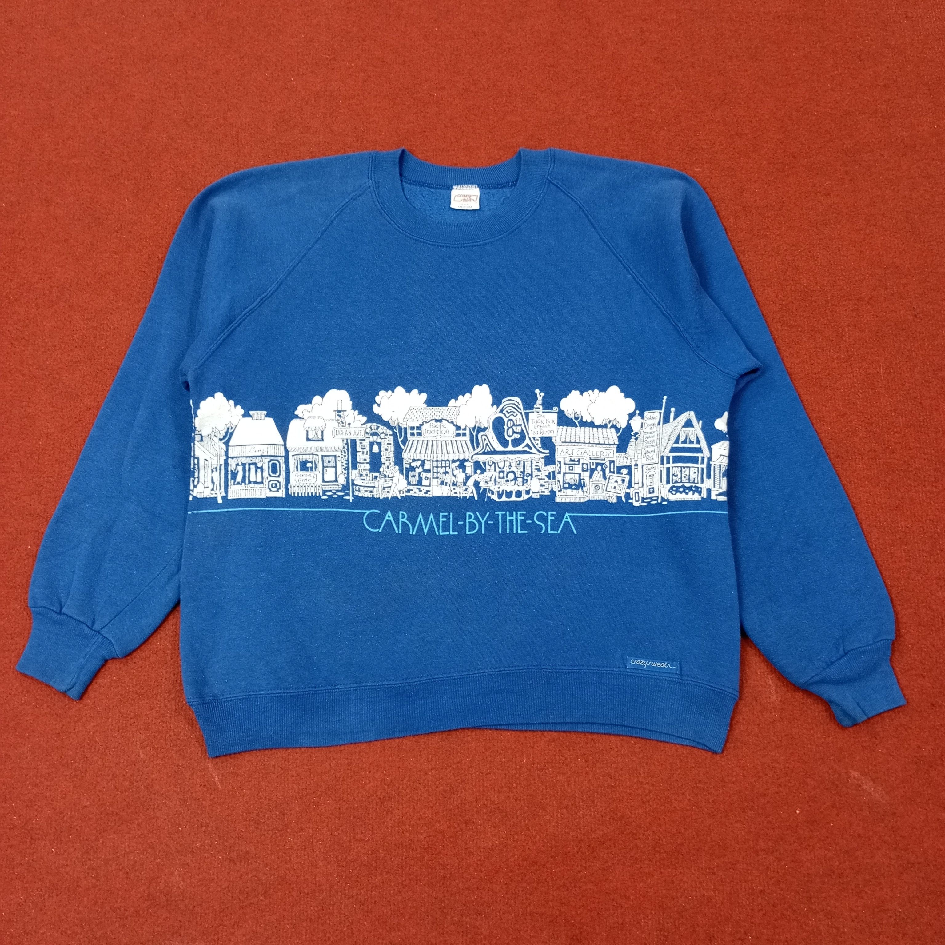 Vintage Vintage Crazyshirt Sweatshirt c243n26 Size US M / EU 48-50 / 2 - 1 Thumbnail