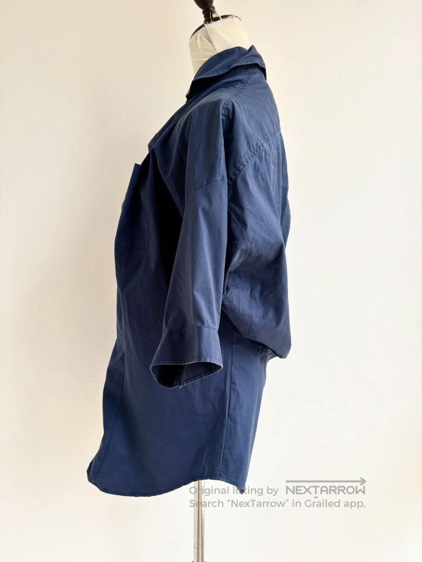 Vivienne Westwood Vivienne Westwood Vintage Blue Short Sleeve Shirt. Size L / US 10 / IT 46 - 5 Thumbnail