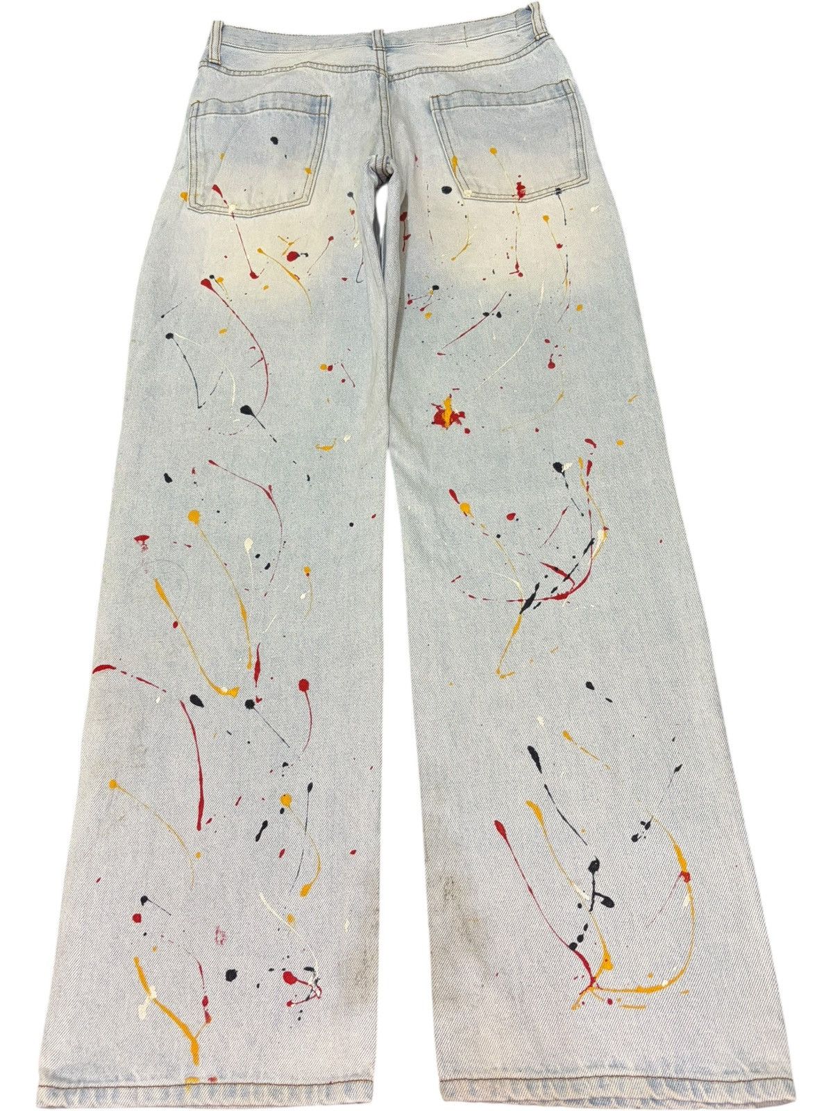 Diesel Vintage Japanese Brand Painted Splattered Distress Jeans Size US 29 - 2 Thumbnail