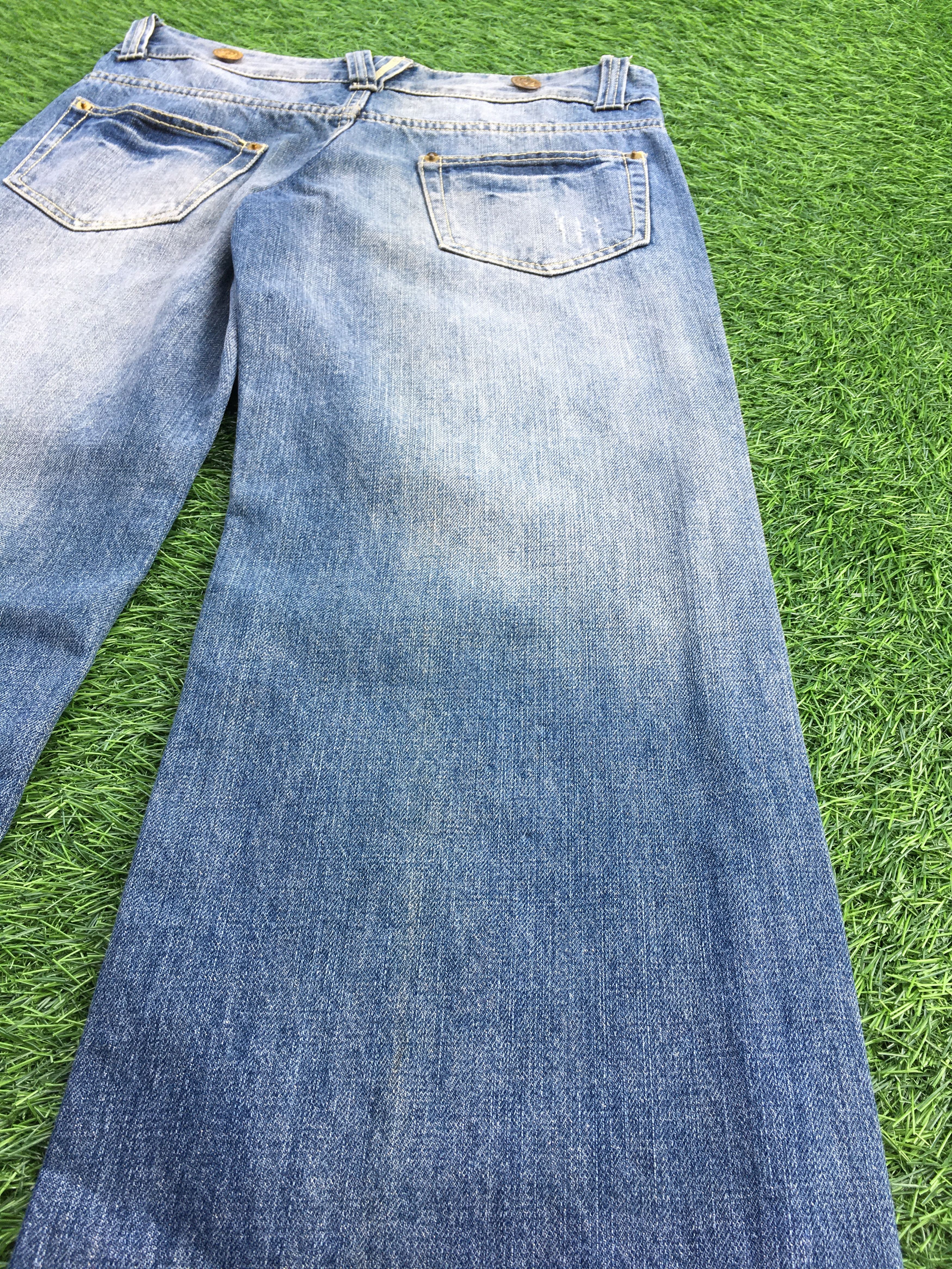 Japanese Brand Japanese Baggy Wide Leg Denim D-1256 Size 25" / US 0 / IT 36 - 7 Thumbnail