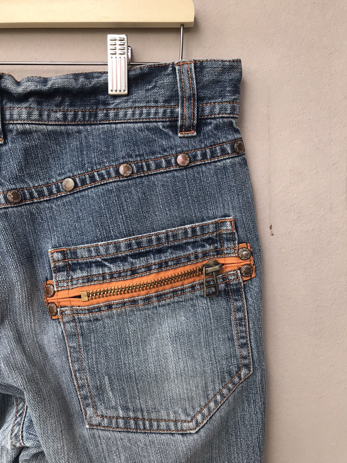 Vintage Vintage Distressed Japanese Brand Denim Pants Size US 33 - 7 Thumbnail