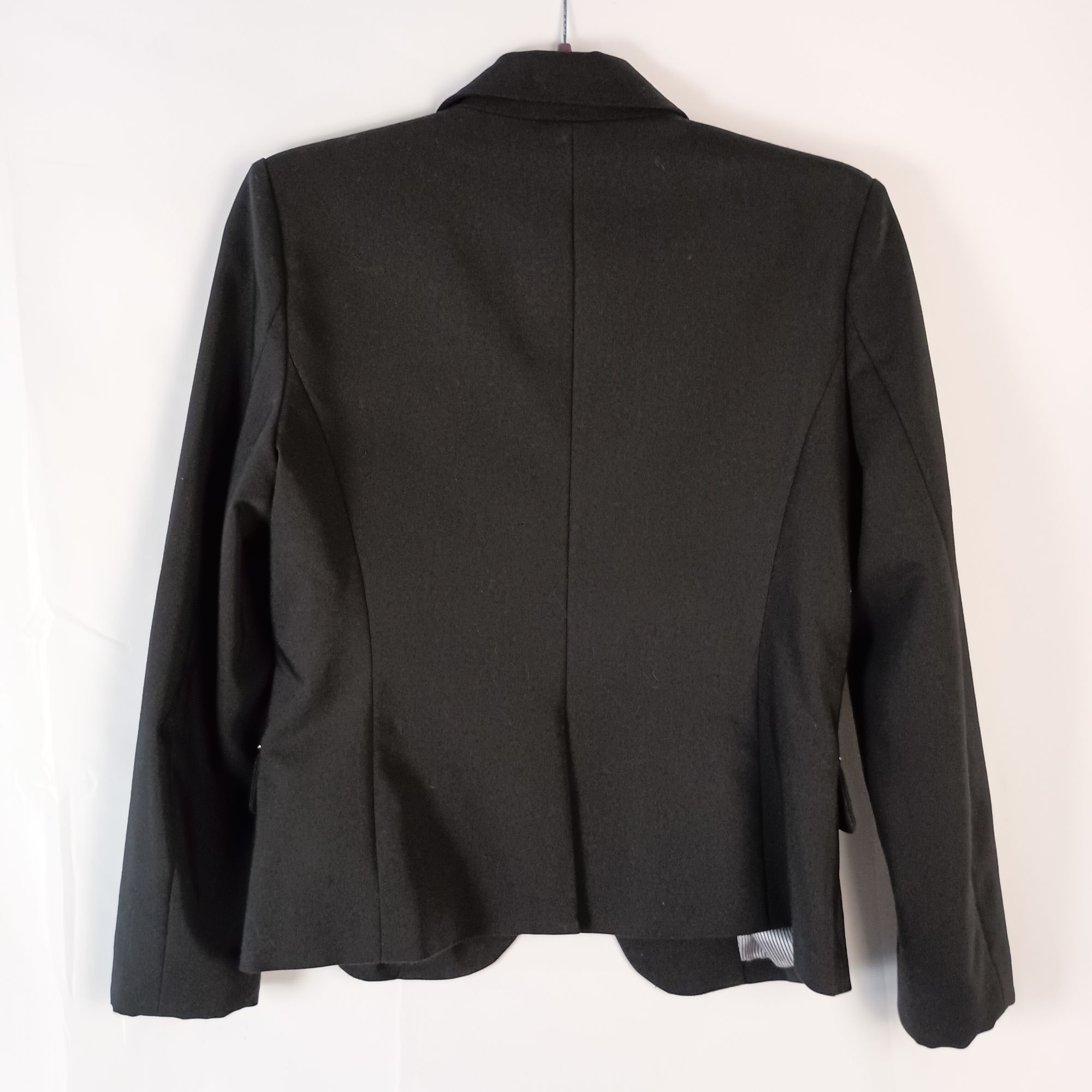 Harve Benard Harve Benard Black Blazer Womens 8 Tailored Career Jacket Bu Size M / US 6-8 / IT 42-44 - 3 Thumbnail