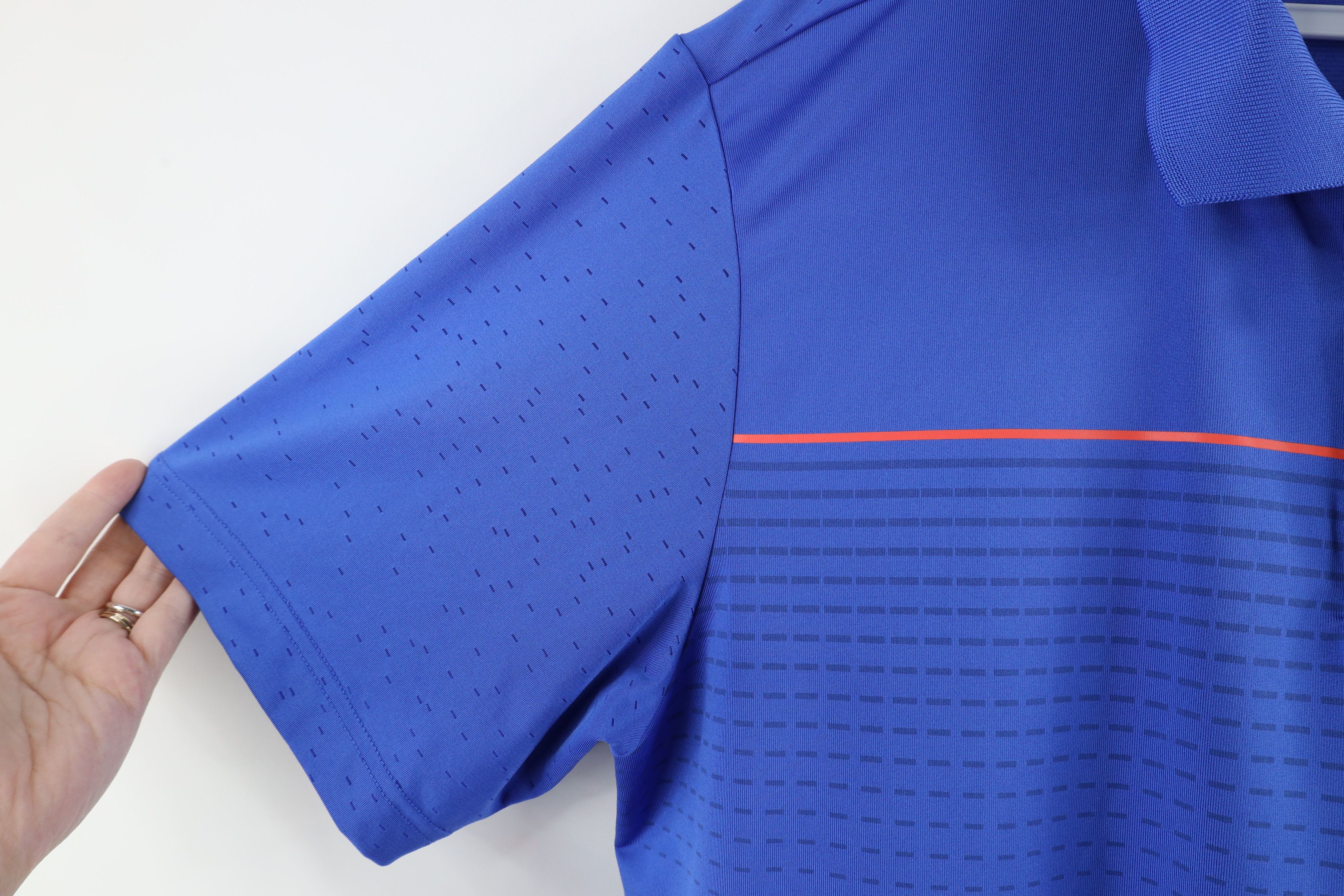 Adidas × Vintage Adidas Golf Sylwood Cup Highland Meadows Golfing Polo Blue Size US L / EU 52-54 / 3 - 7 Thumbnail