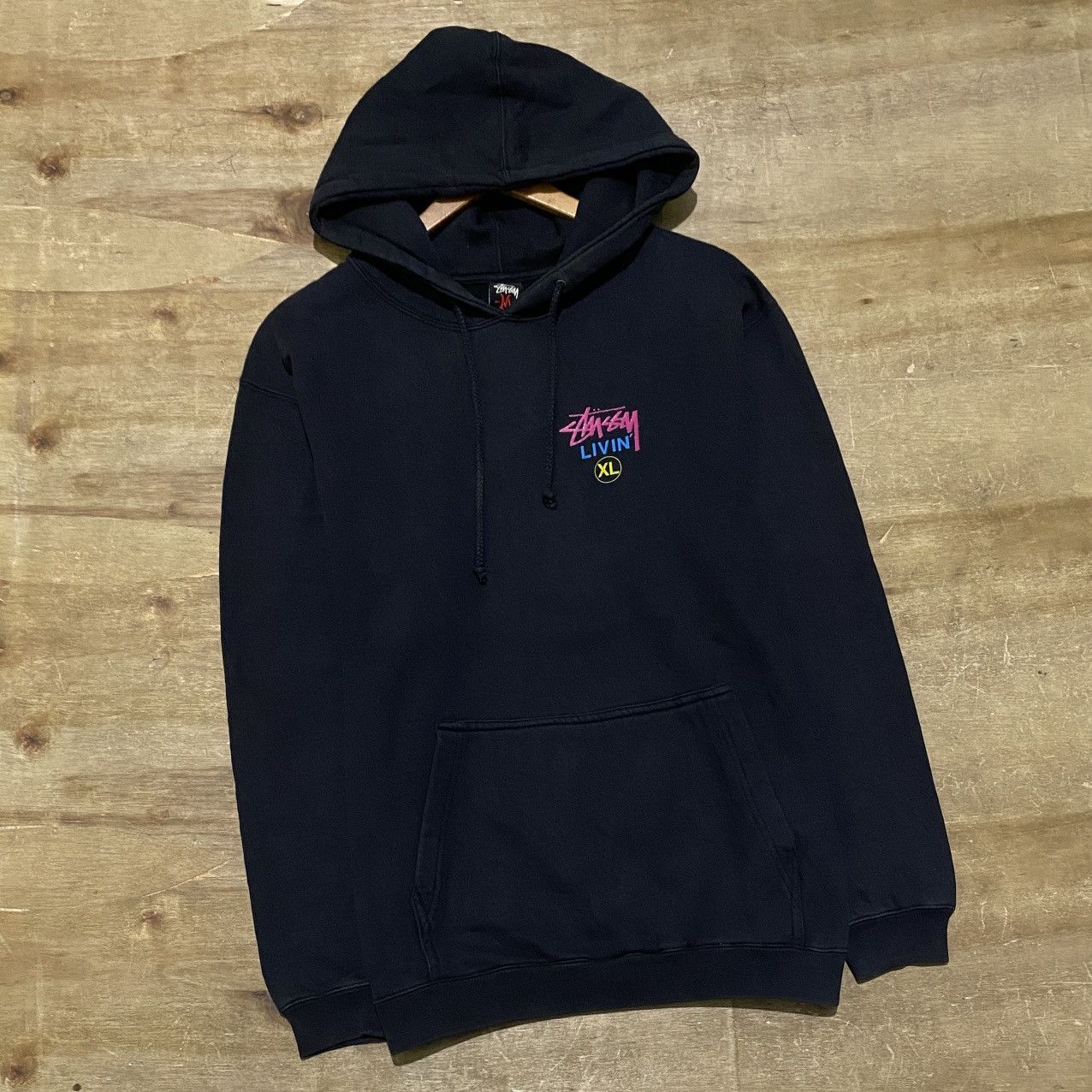 Stussy Y2k Hoodie Stussy livin Size US M / EU 48-50 / 2 - 2 Thumbnail
