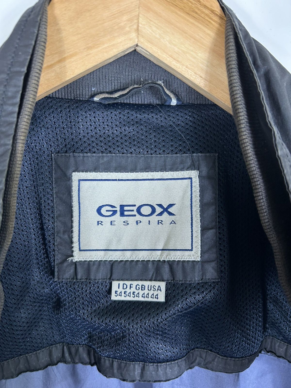 Geox × Italia Independent 🔥Geox Respira Italia Patent Zipper Jacket Size US L / EU 52-54 / 3 - 13 Thumbnail