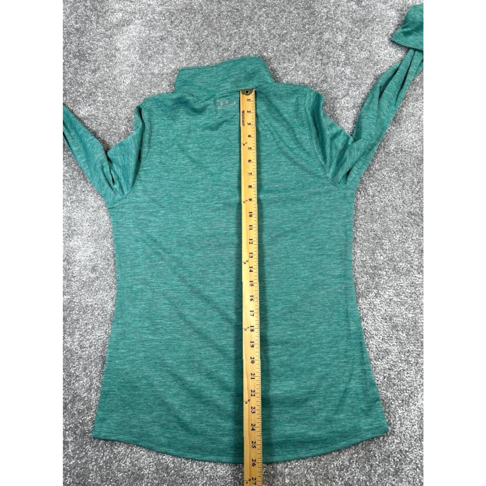 Under Armour Under Armour Sweatshirt Womens M Green Heatgear Quarter Zip Mock Neck Pullover Activewear Logo Workout Jacket (Note: Ensure length within 200 chars) Size M / US 6-8 / IT 42-44 - 7 Thumbnail