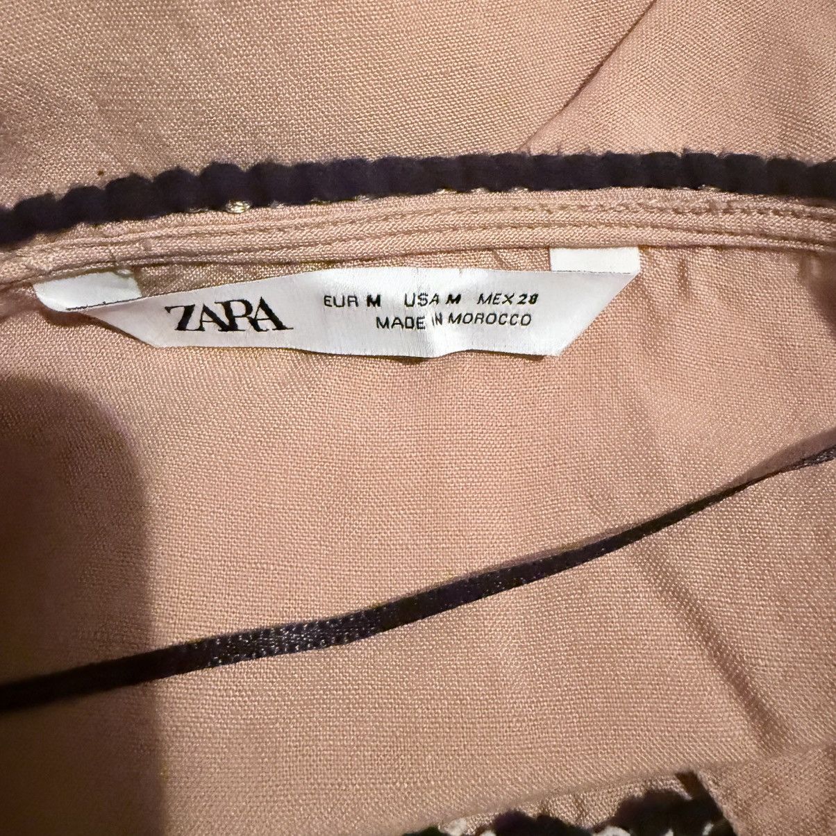 Zara Zara Linen Dress Size M / US 6-8 / IT 42-44 - 2 Thumbnail