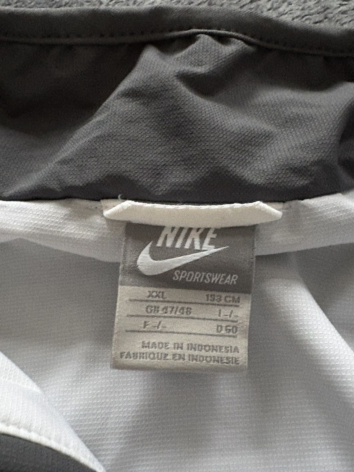Nike 00s Nike Air Vintage Nylon Oversized Drill Jacket Rare Y2K Size US XXL / EU 58 / 5 - 6 Thumbnail