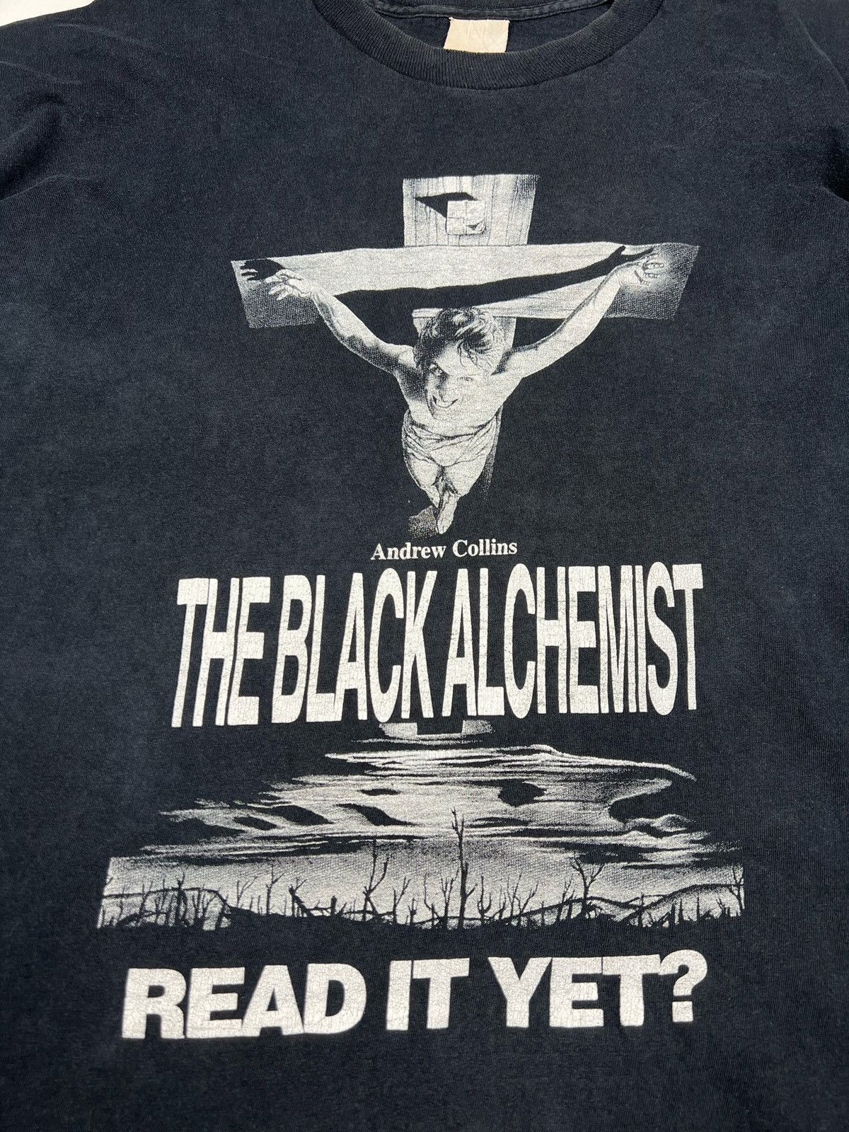 Vintage Vintage 90s the black alchemist tee Antichrist Evil God Art Size US XL / EU 56 / 4 - 6 Thumbnail