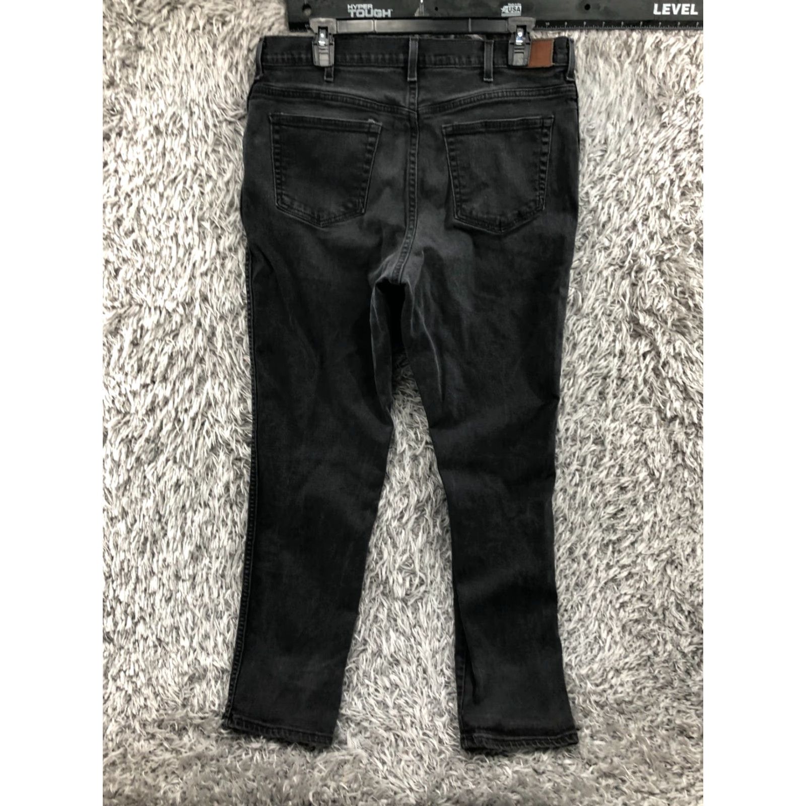 Lands' End Lands' End Jeans 38 Mens Straight 5-Pocket Denim Dark Wash Black Mid Rise Regular Fit Size US 38 / EU 54 - 6 Thumbnail